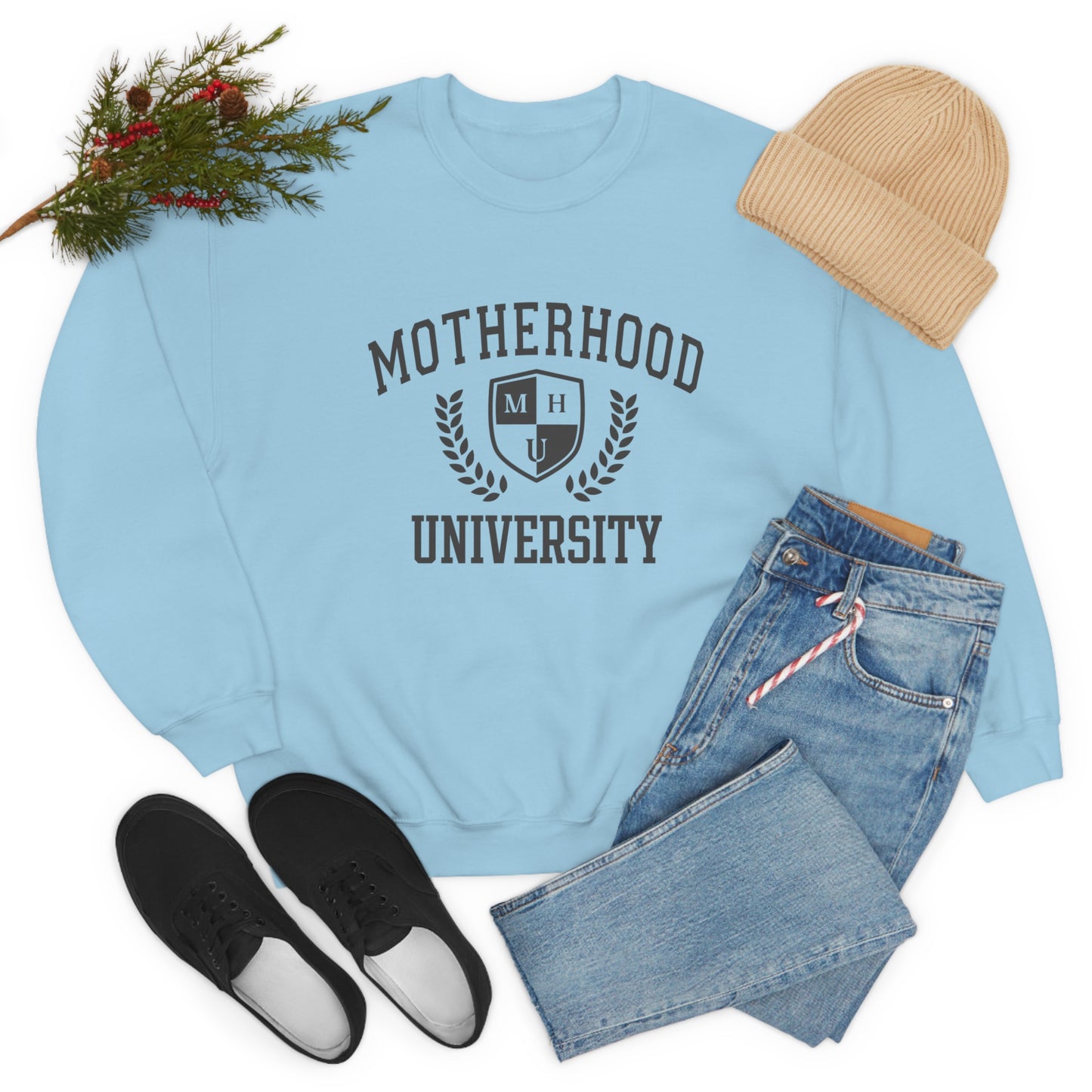 Motherhood University Unisex DryBlend® Crewneck Sweatshirt