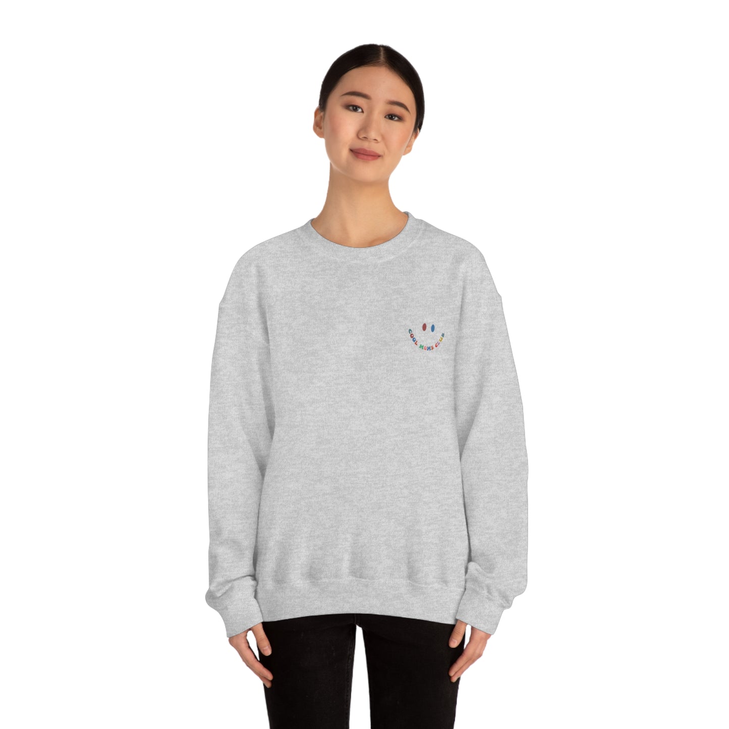 Cool Moms Club Unisex DryBlend® Crewneck Sweatshirt Front/Back Print