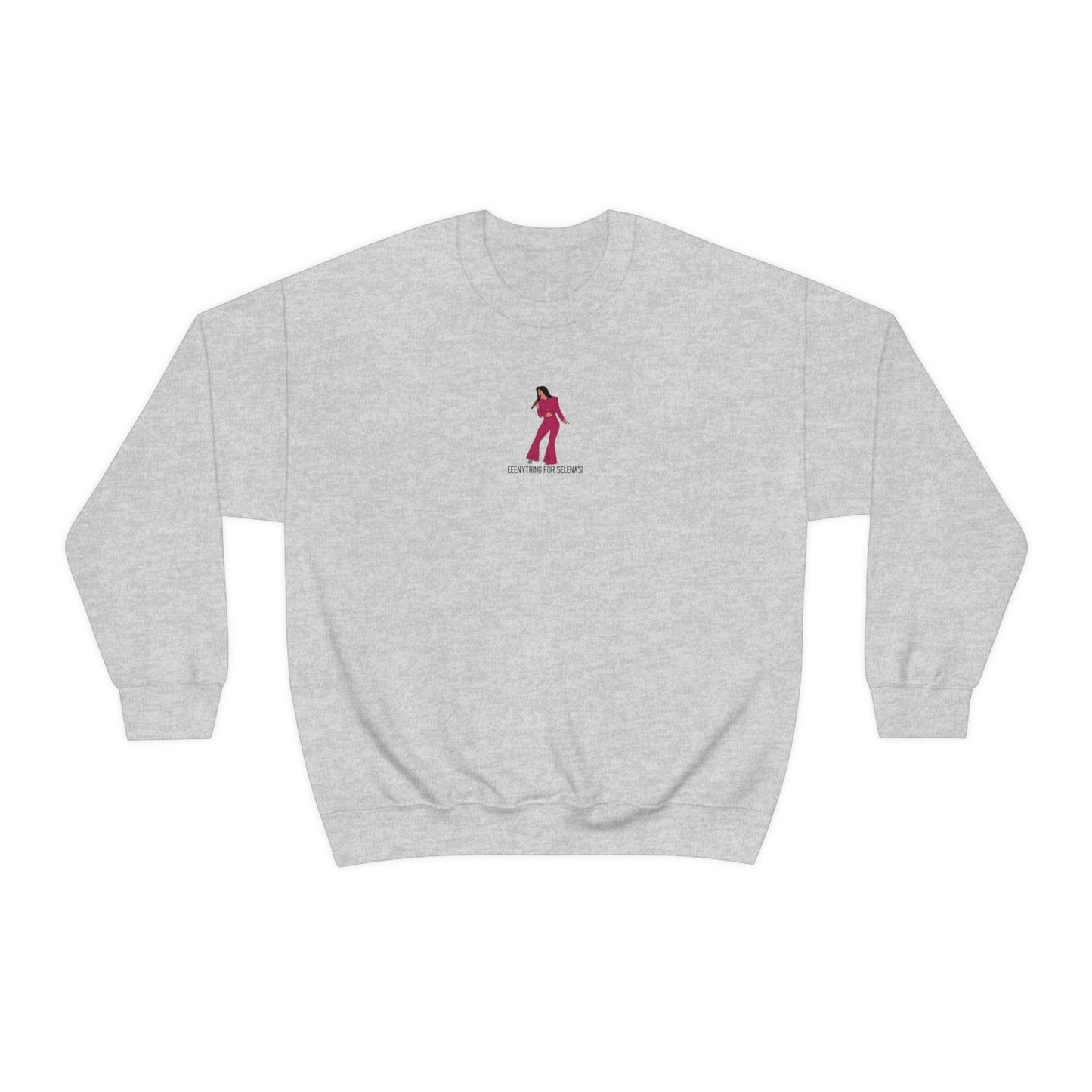 Eeeenything For Selenas Unisex Heavy Blend Crewneck Sweatshirt