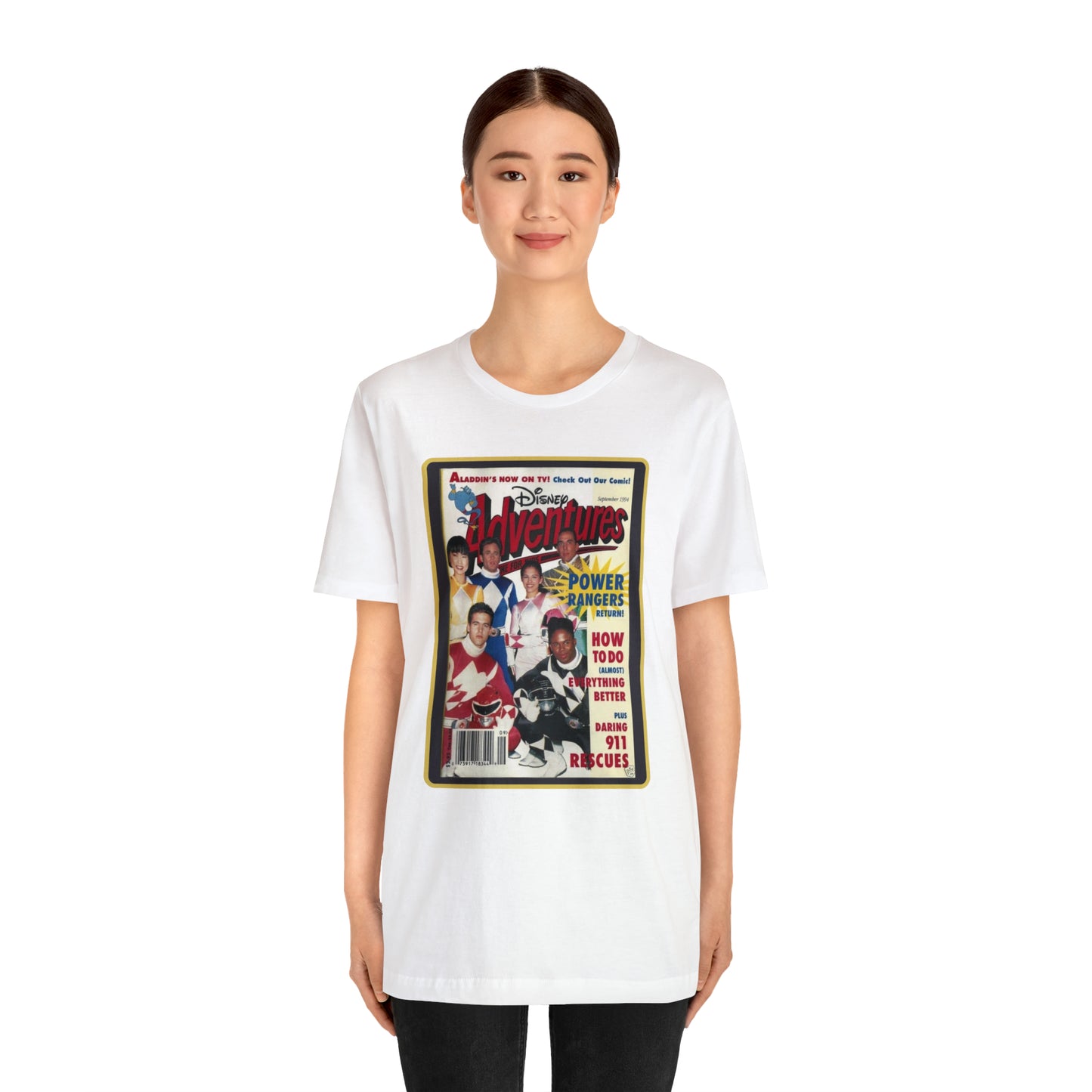 90s Throwback Power Rangers Unisex Jersey Short Sleeve Tee