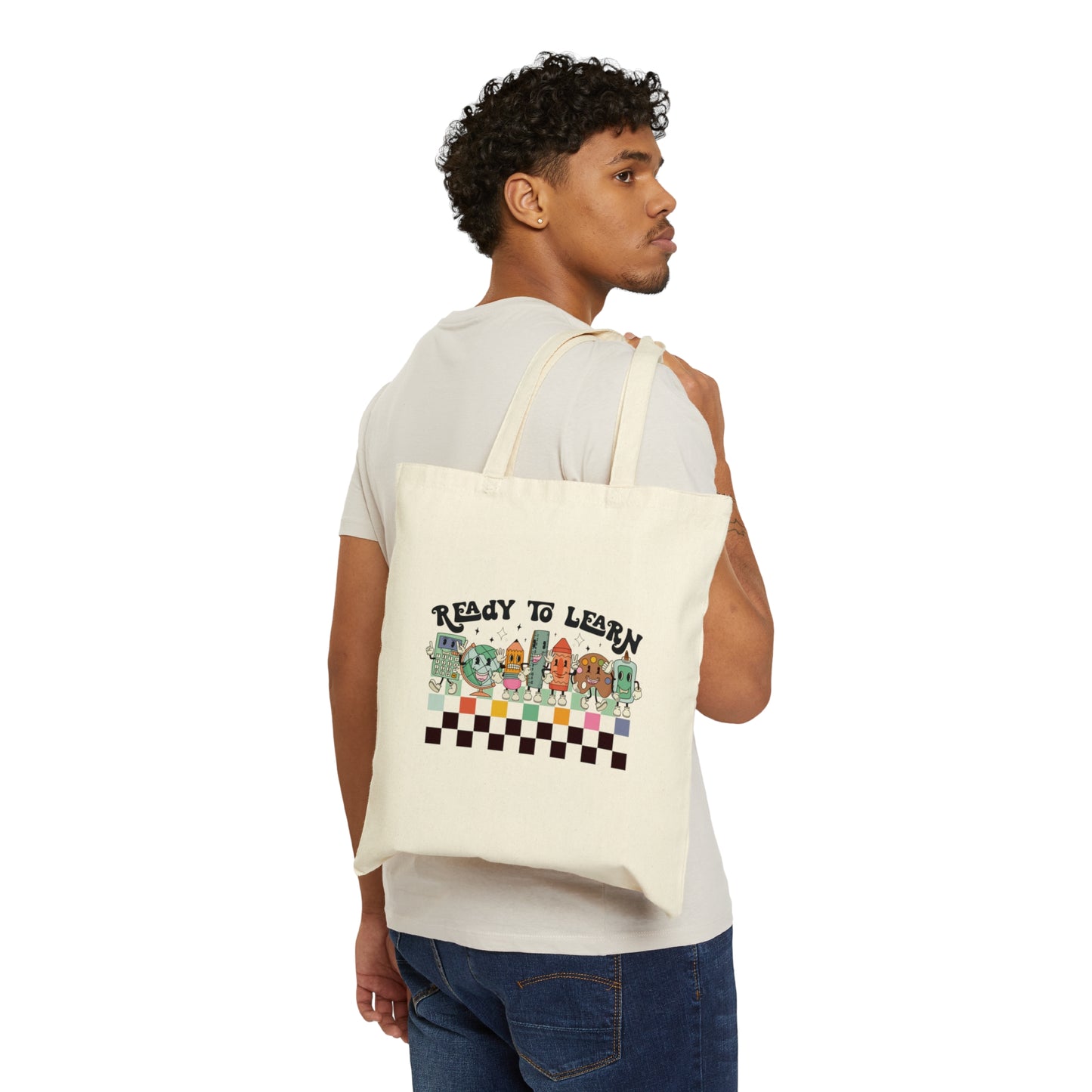 Ready to Learn Teacher Canvas Tote Bag