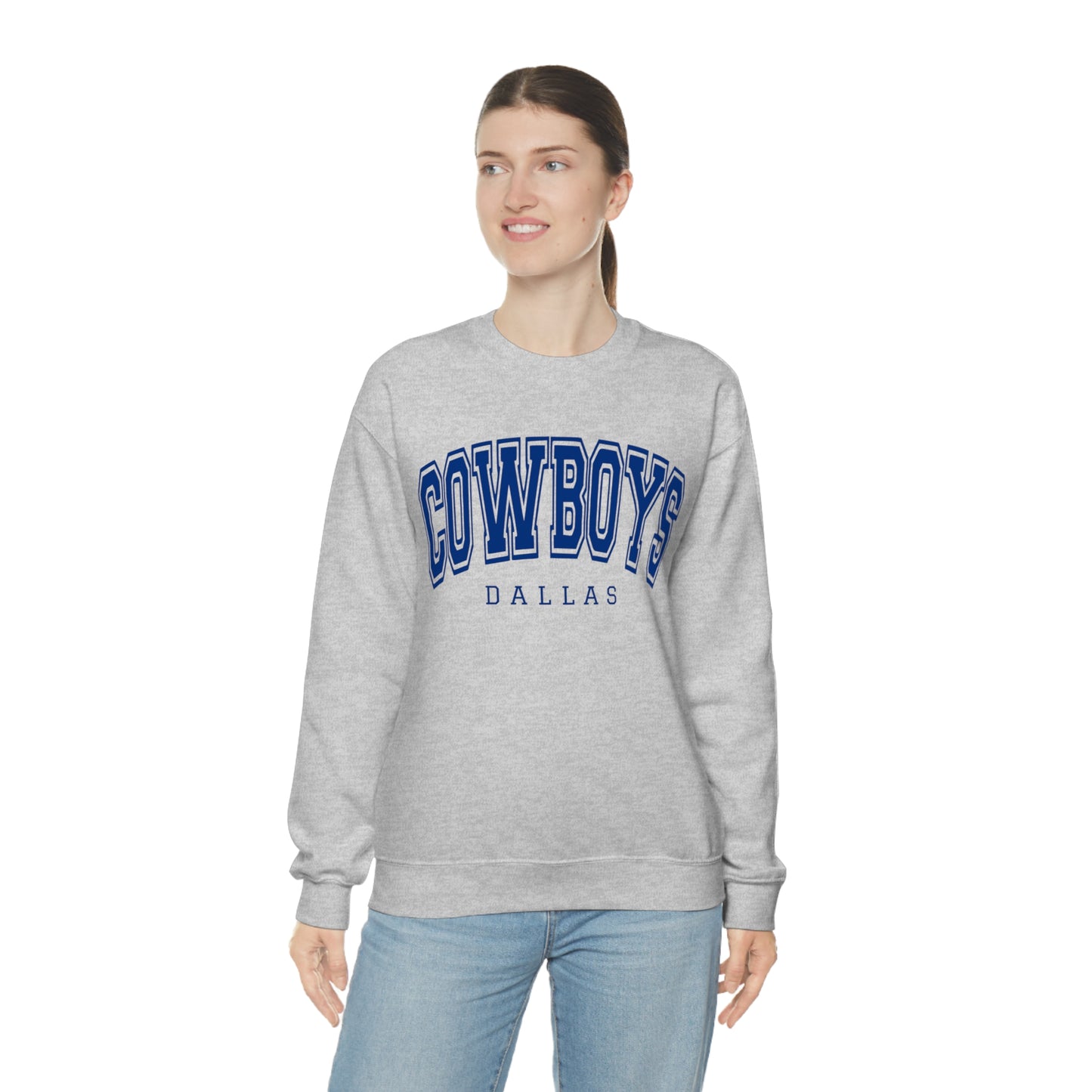 Dallas Cowboys Football Unisex Heavy Blend Crewneck Sweatshirt