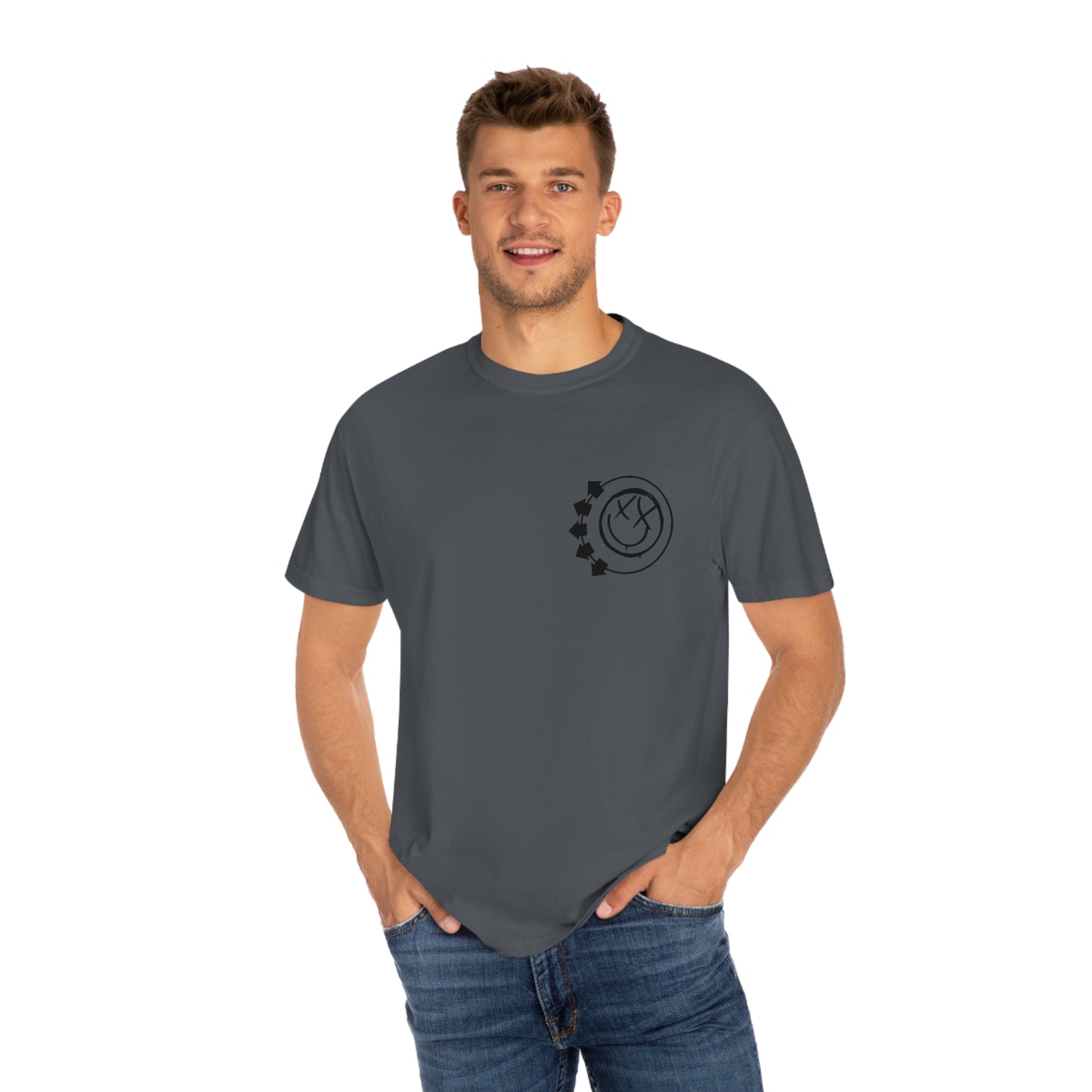 The Girl @ the rock show Unisex Garment-Dyed T-shirt