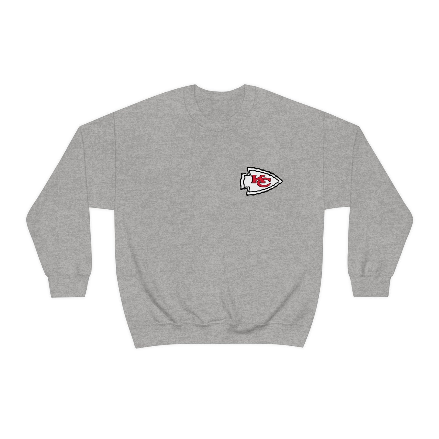 Kansas Mahomes Football Unisex Heavy Blend Crewneck Sweatshirt Front/Back Print