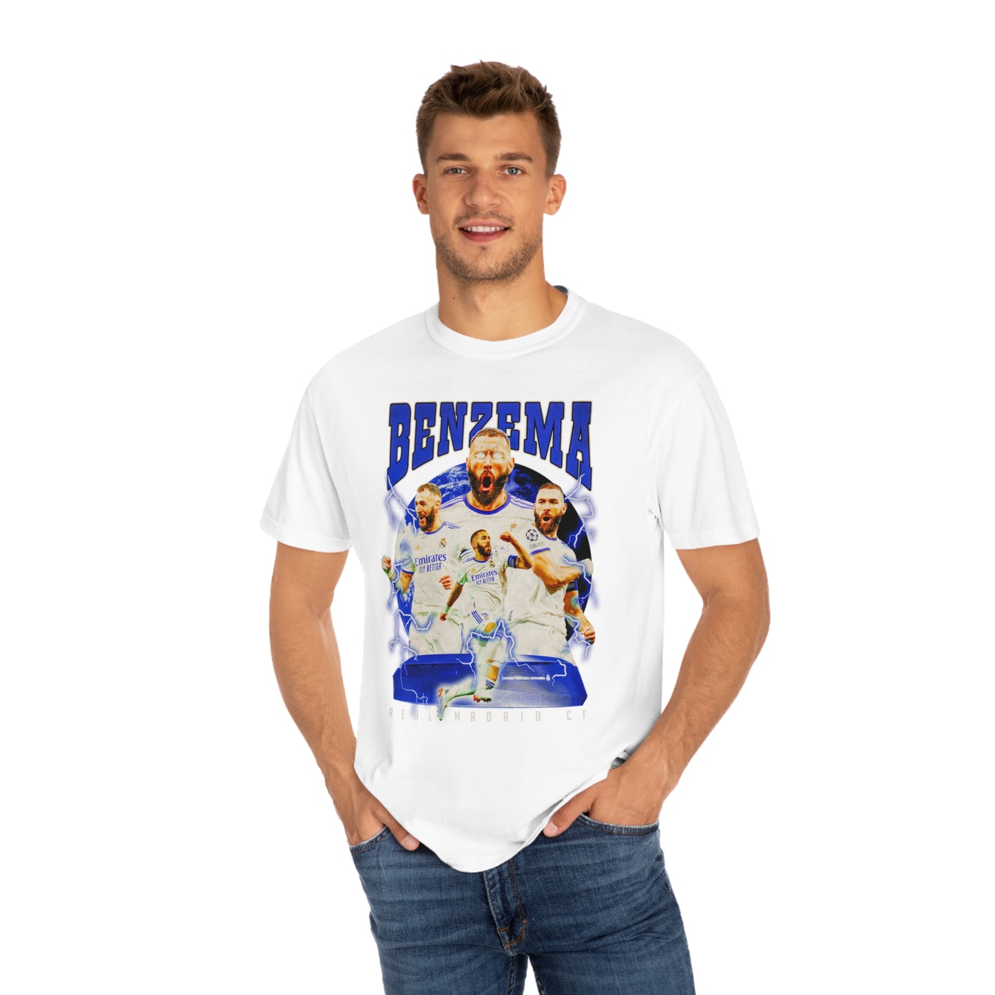 Benzema Soccer Unisex Garment-Dyed T-shirt