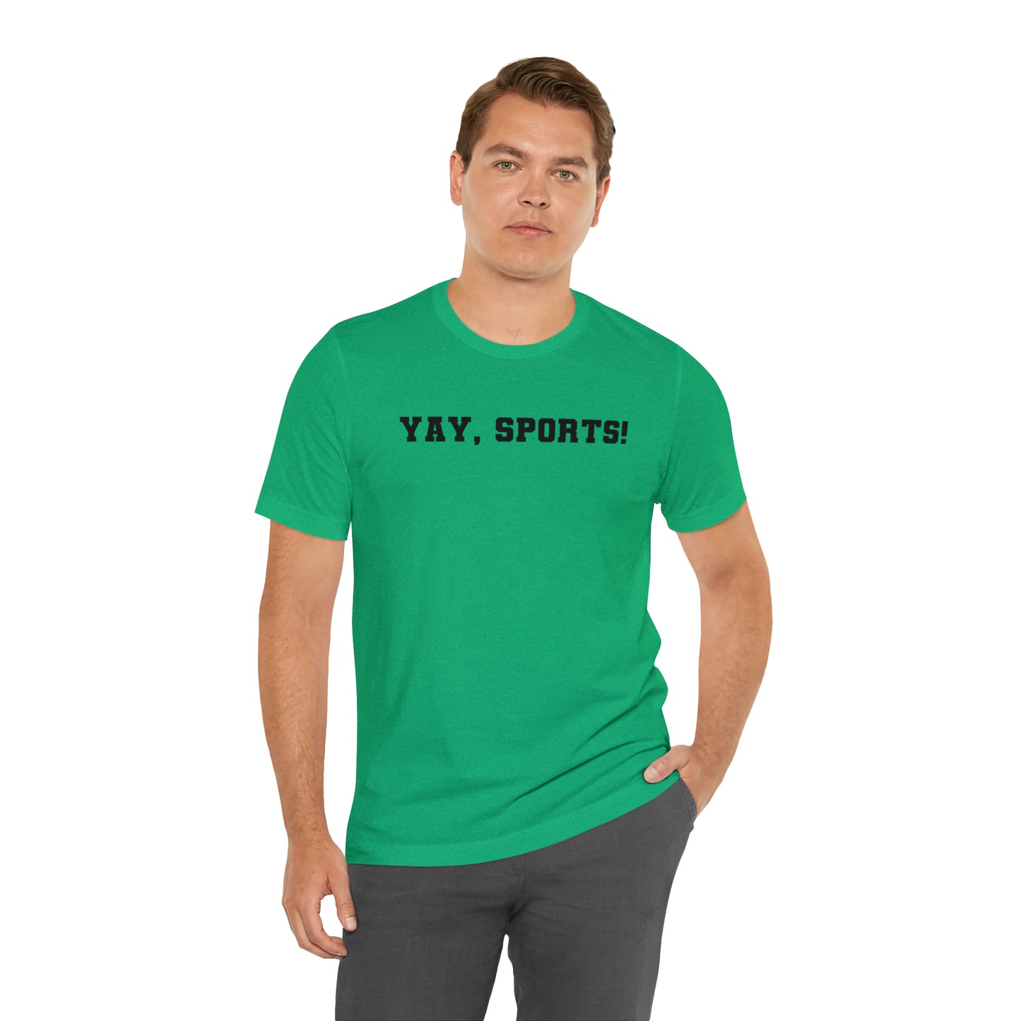 Yay, Sports! Unisex Jersey Short Sleeve Tee