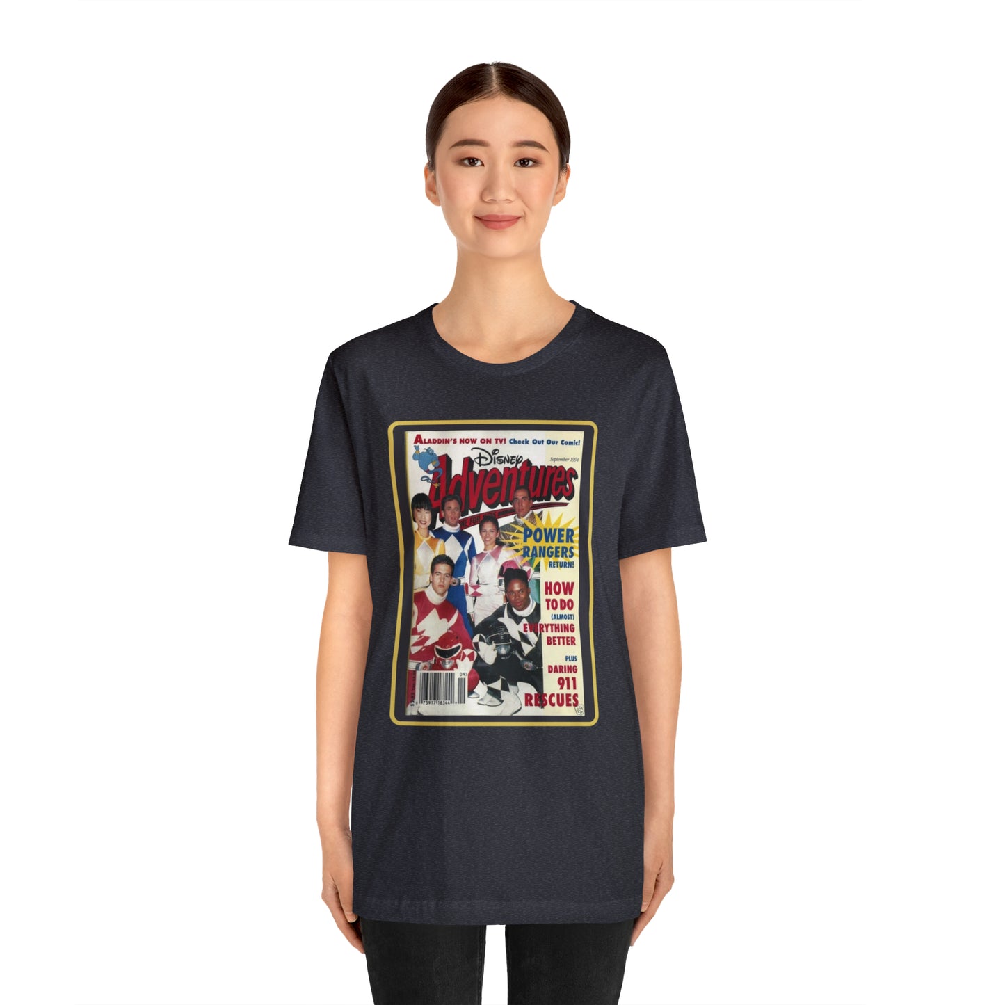90s Throwback Power Rangers Unisex Jersey Short Sleeve Tee