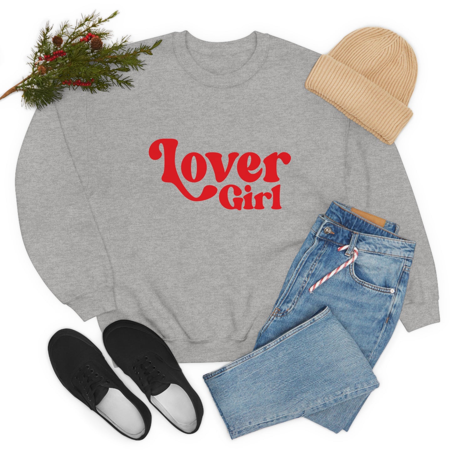 Lover Girl Valentines Day Unisex Heavy Blend Crewneck Sweatshirt