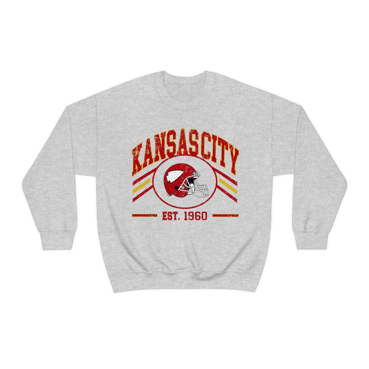 Kansas City Football Unisex Heavy Blend Crewneck Sweatshirt
