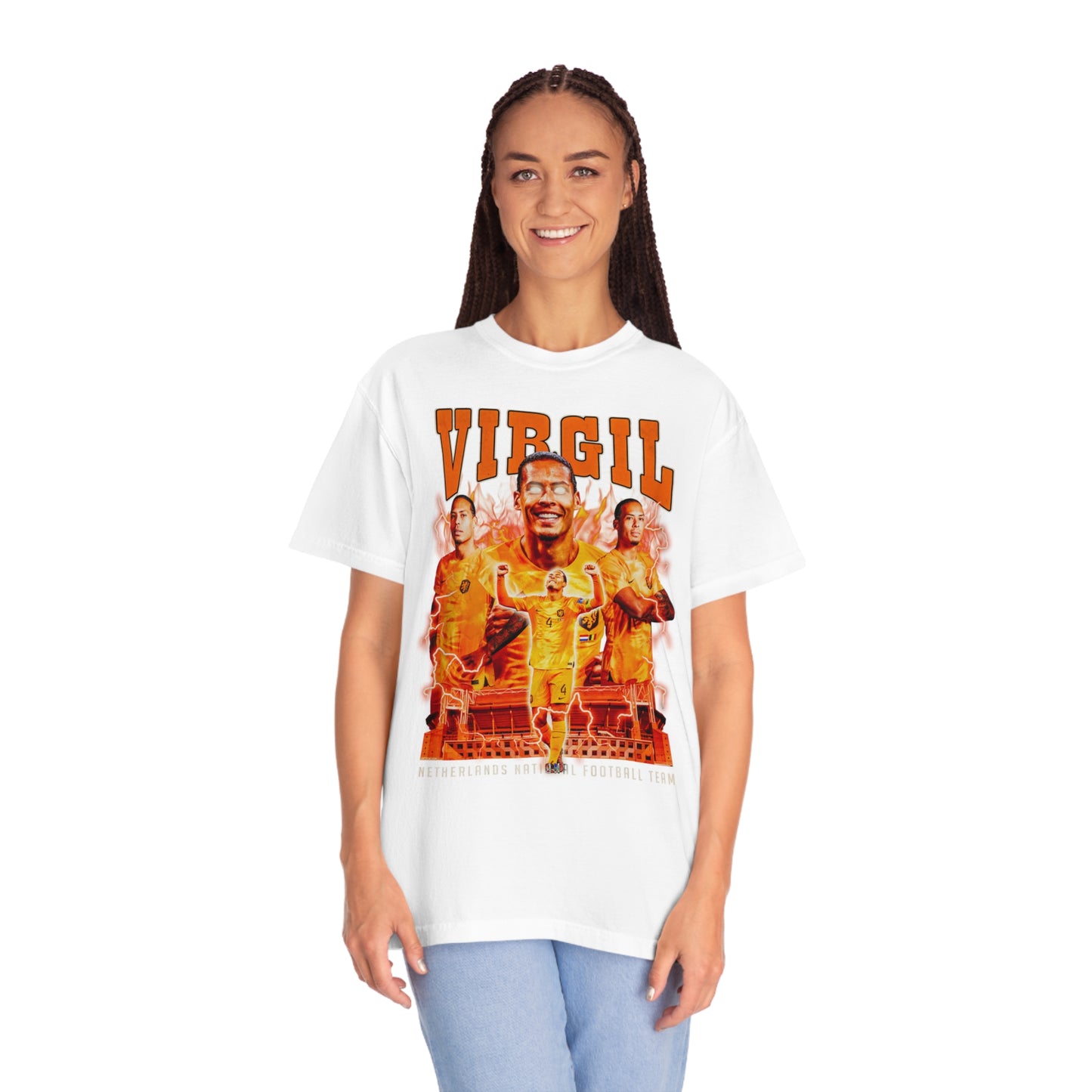 Virgil Soccer Unisex Garment-Dyed T-shirt