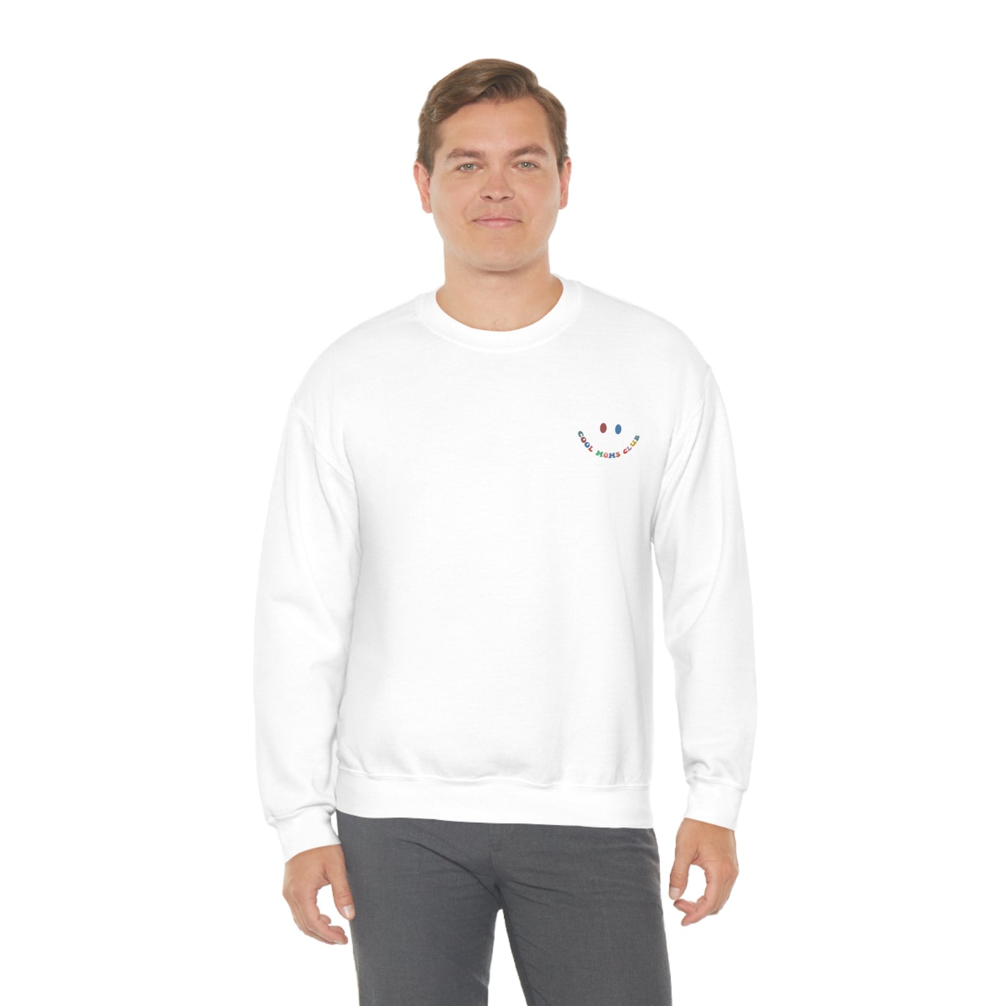 Cool Moms Club Unisex DryBlend® Crewneck Sweatshirt Front/Back Print