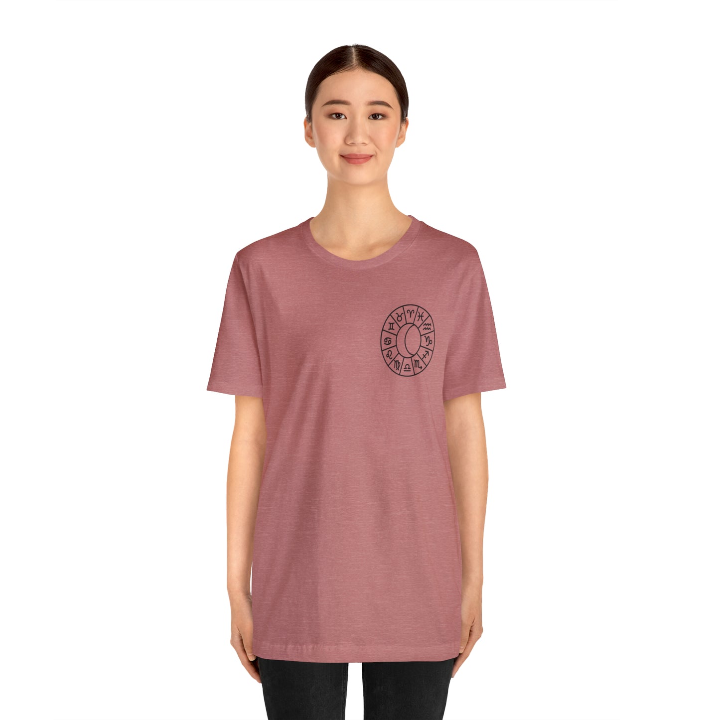 Zodiac Gemini - Astrology Unisex Jersey Short Sleeve Tee Front/Back Print