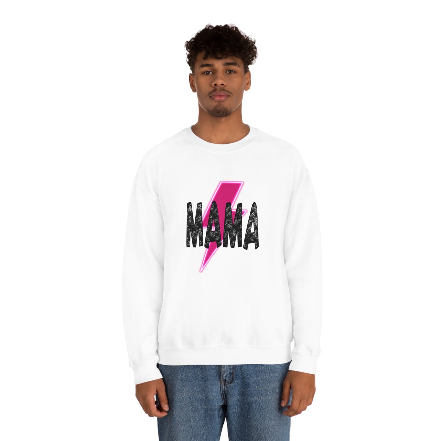 Mama Mommy & Me Matching Set Unisex DryBlend® Crewneck Sweatshirt