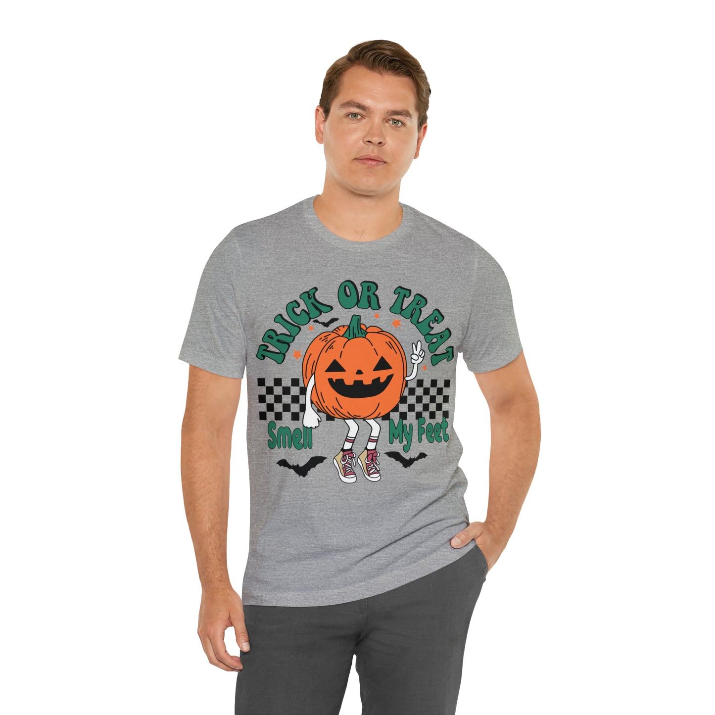 Trick or Treat Smell My Feet | Unisex Jersey Short Sleeve Tee