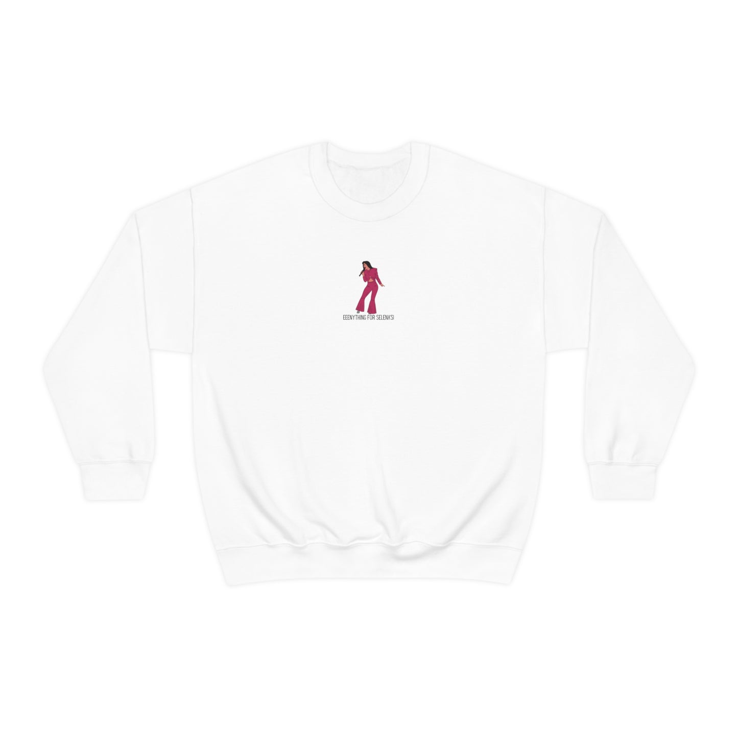 Eeeenything For Selenas Unisex Heavy Blend Crewneck Sweatshirt