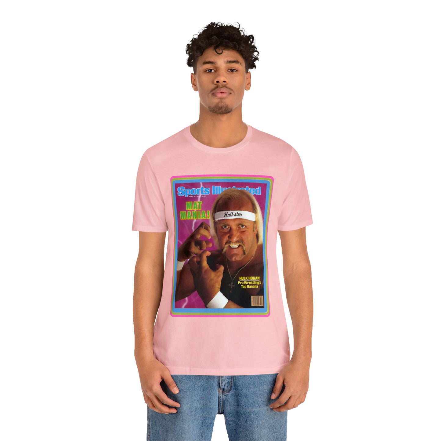 90s Throwback Hulk Hogan Sports Illustrated Magazine Unisex Jersey Short Sleeve Tee
