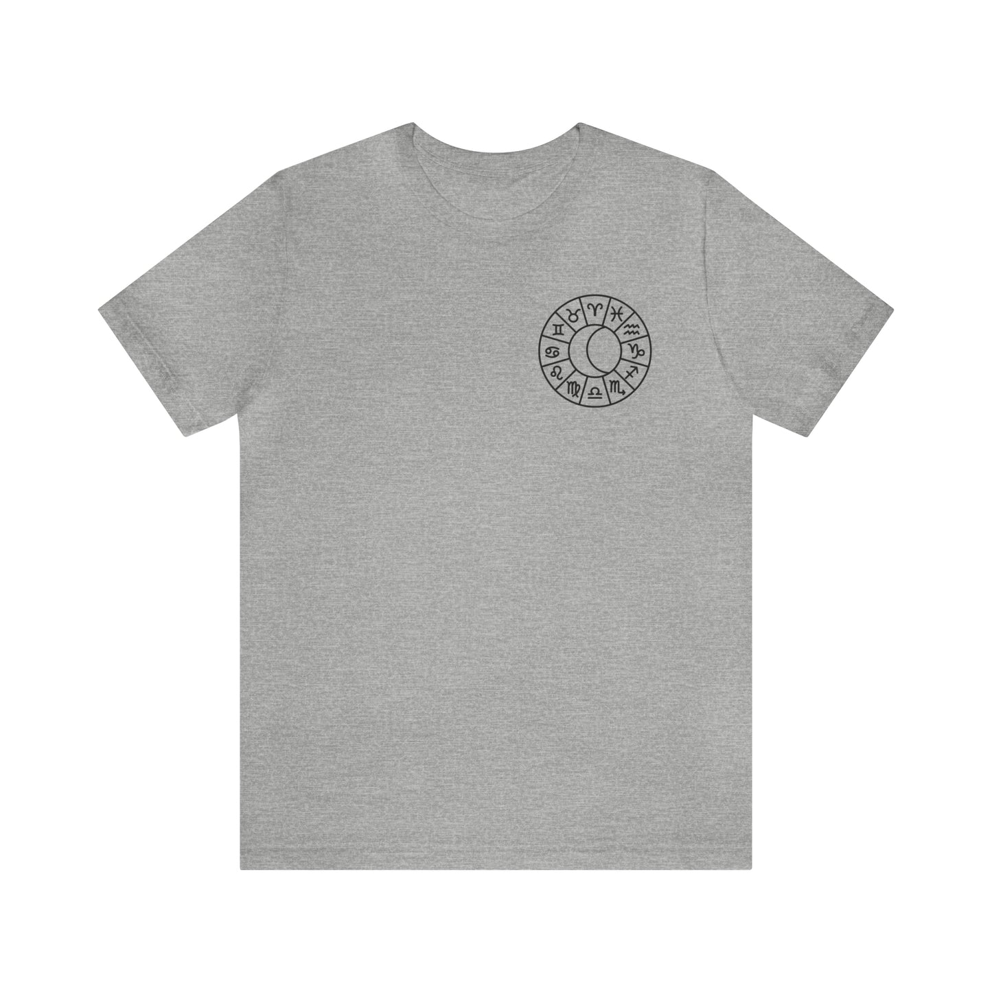 Zodiac Virgo - Astrology Unisex Jersey Short Sleeve Tee Front/Back Print