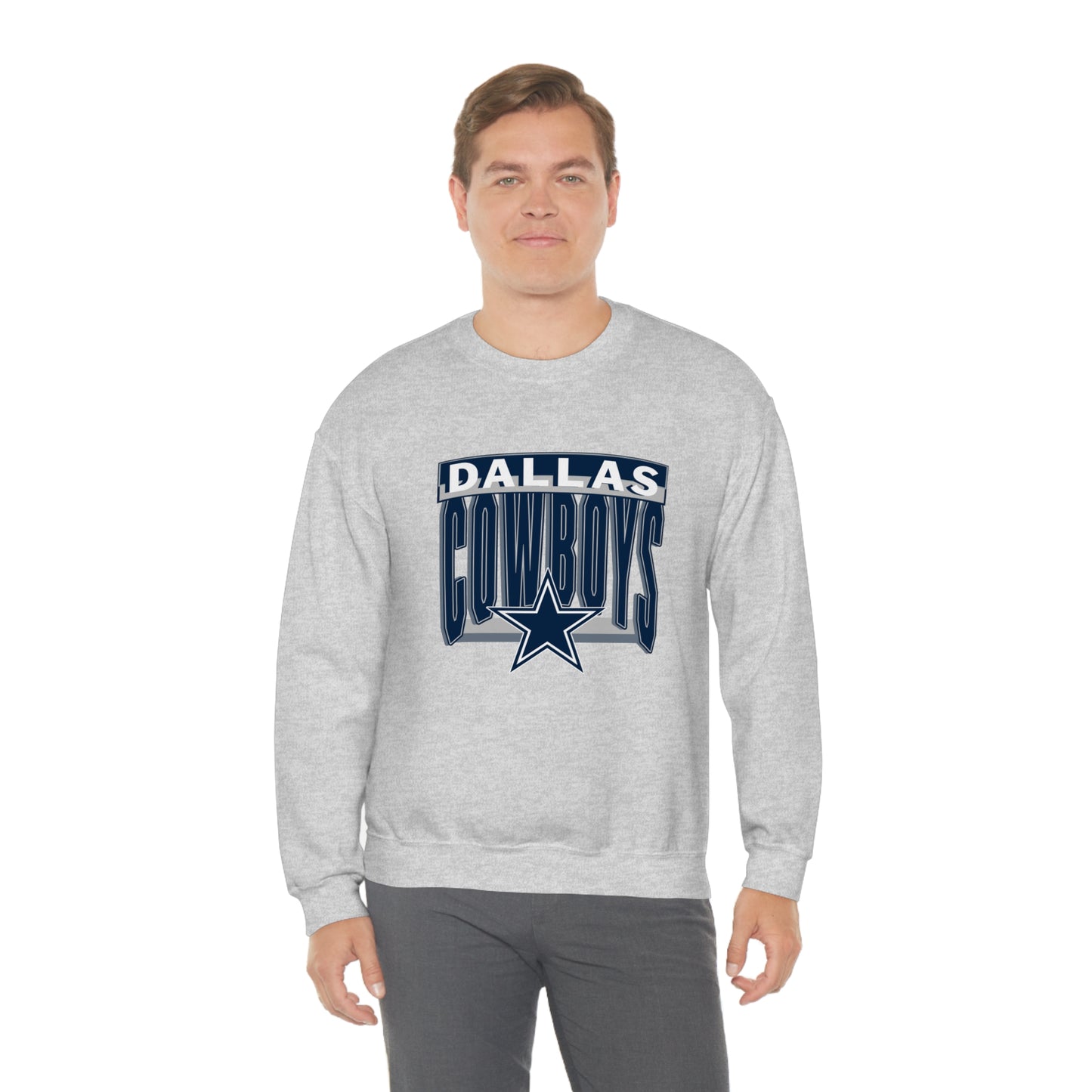 Dallas Cowboys Football Unisex Heavy Blend Crewneck Sweatshirt