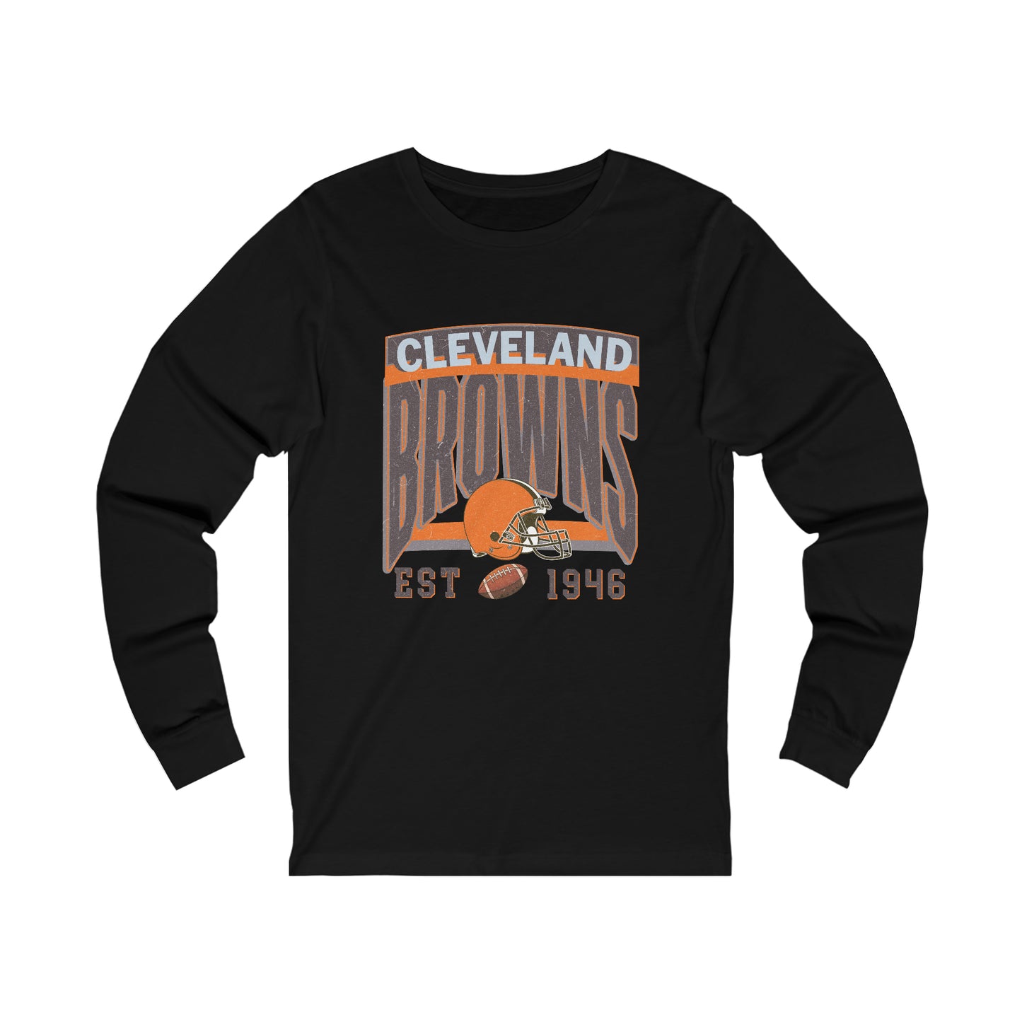 Cleveland Football Unisex Jersey Long Sleeve Tee