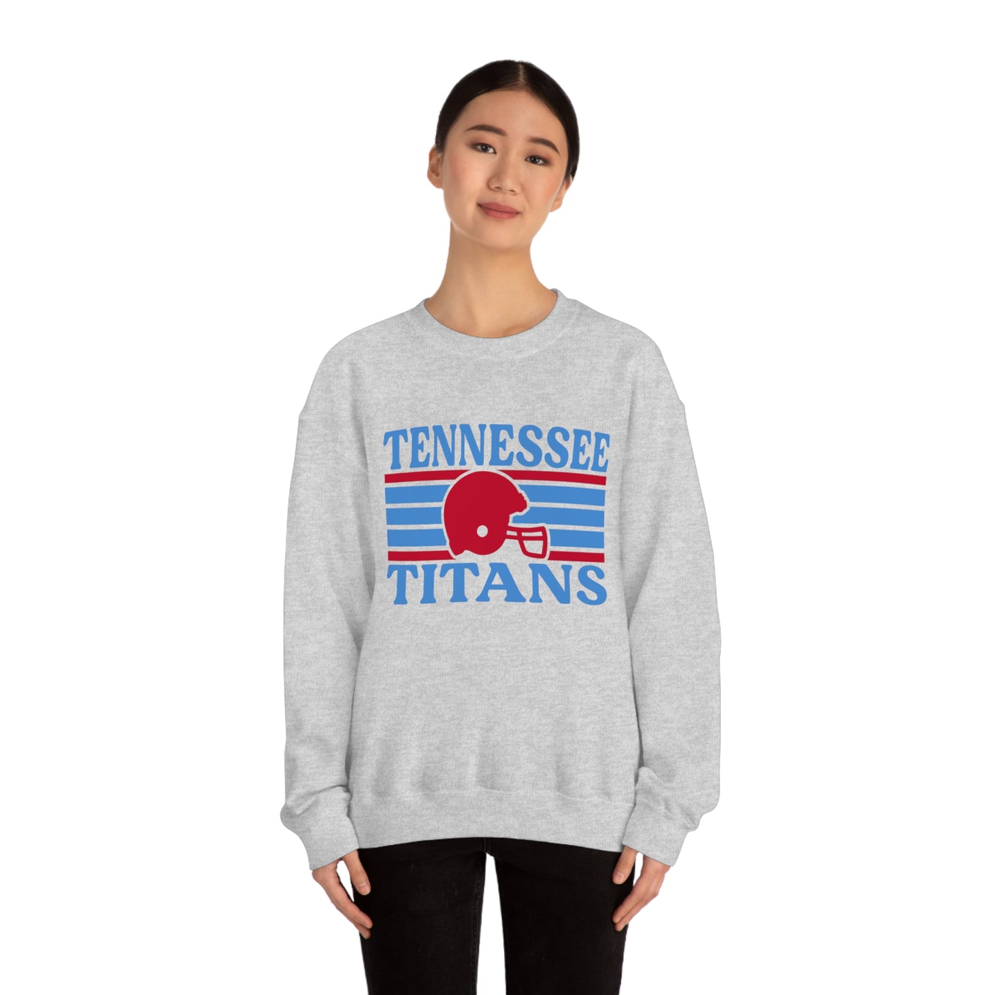 Retro Style Tennessee Football Unisex Heavy Blend Crewneck Sweatshirt