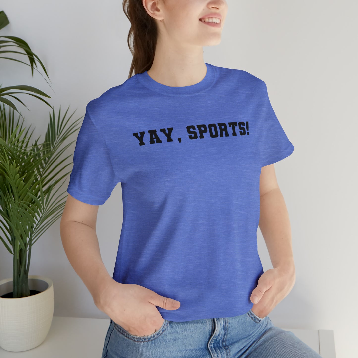 Yay, Sports! Unisex Jersey Short Sleeve Tee