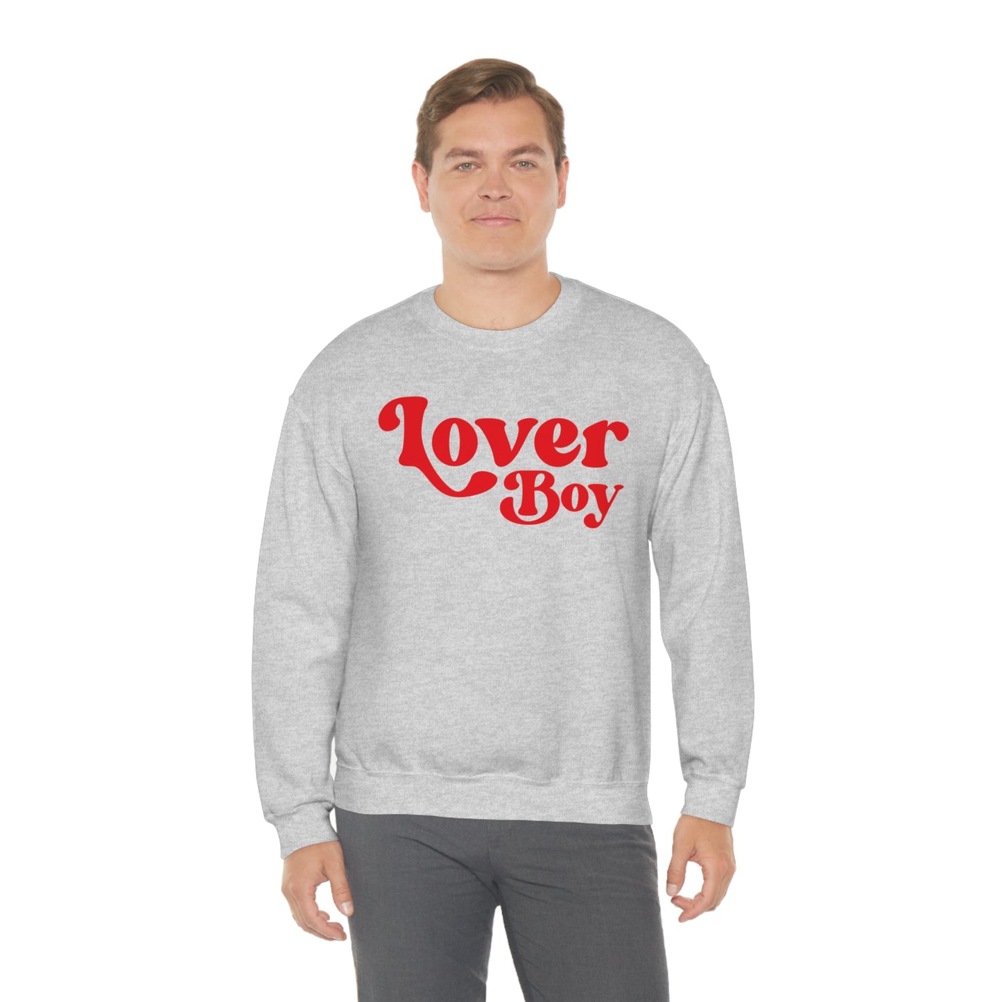 Lover Boy Valentines Day Unisex Heavy Blend Crewneck Sweatshirt