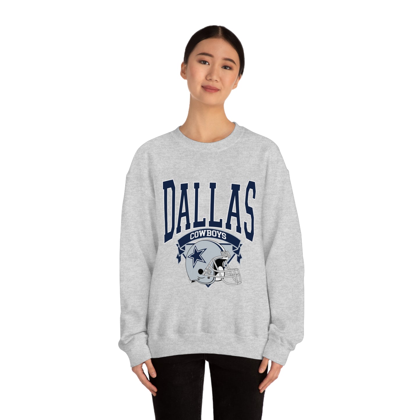 Dallas Cowboys Football Unisex Heavy Blend Crewneck Sweatshirt