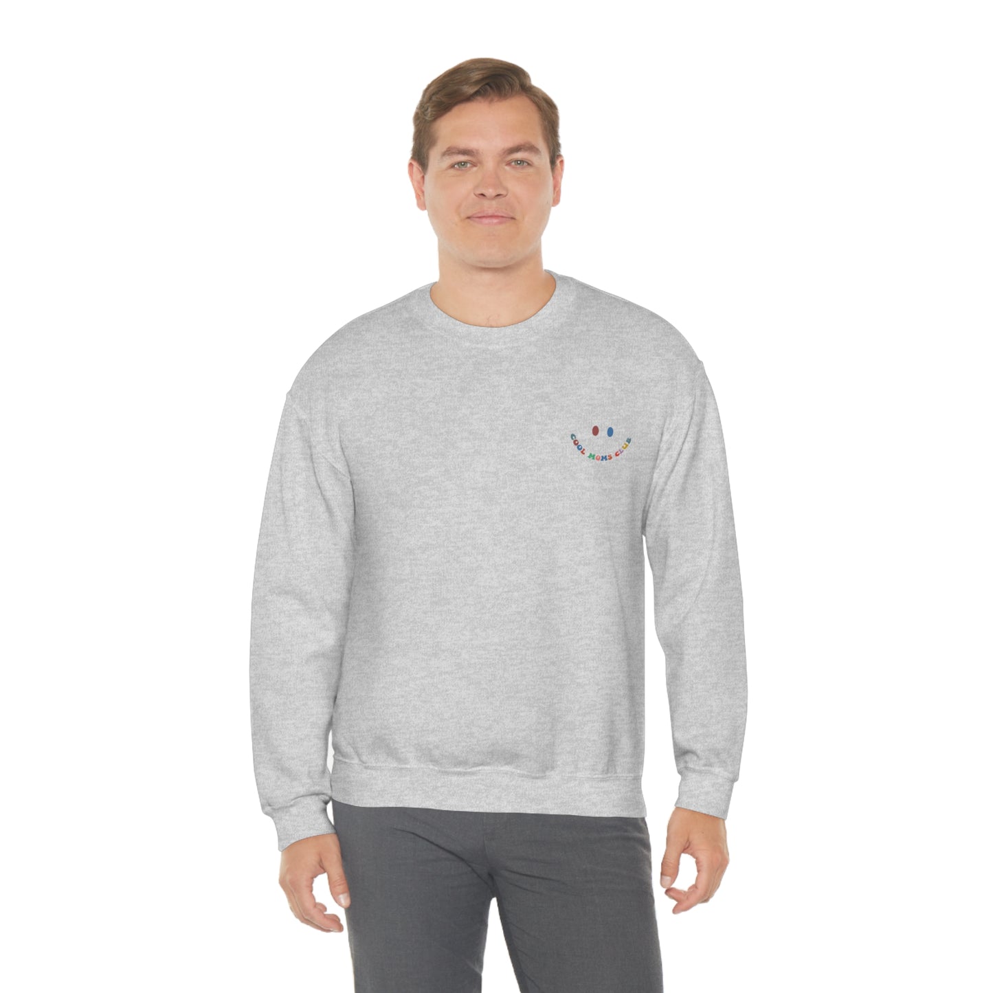 Cool Moms Club Unisex DryBlend® Crewneck Sweatshirt Front/Back Print