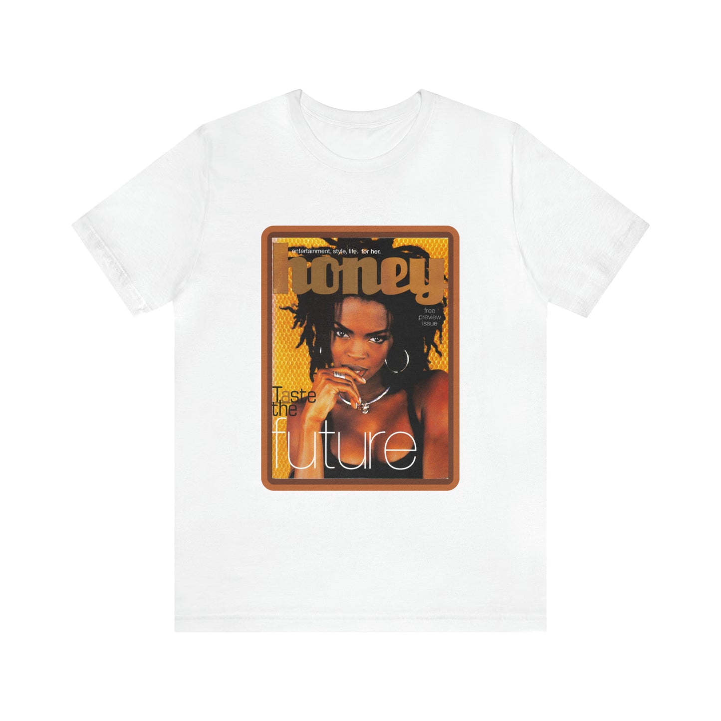 90s Throwback Lauryn Hill Vibe Magazine Unisex Jersey Short Sleeve Tee