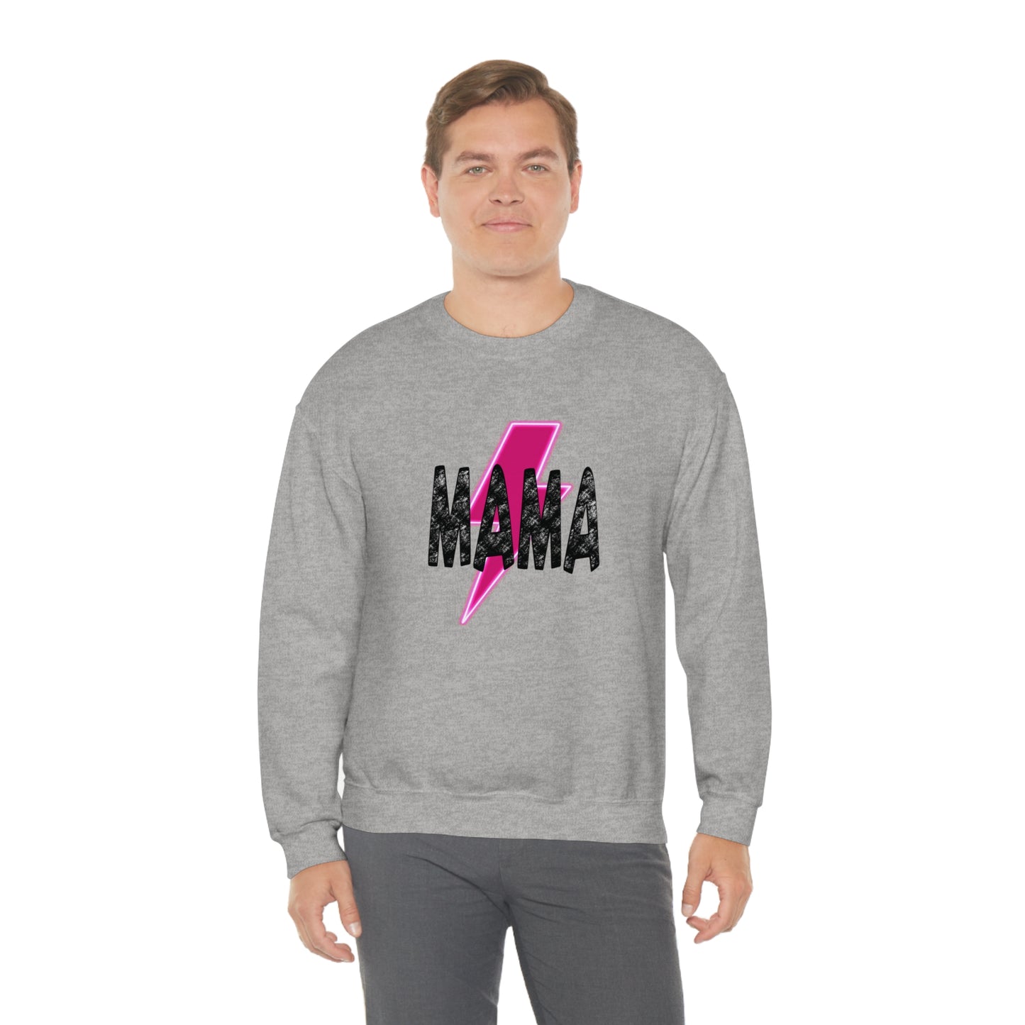 Mama Mommy & Me Matching Set Unisex DryBlend® Crewneck Sweatshirt
