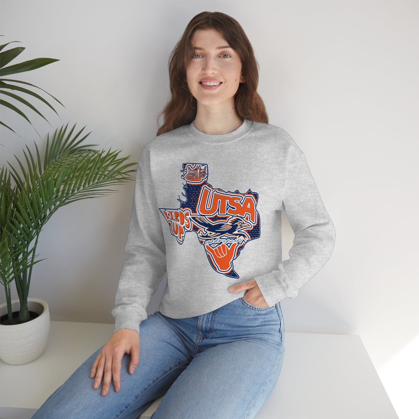 UTSA Football Unisex Heavy Blend Crewneck Sweatshirt