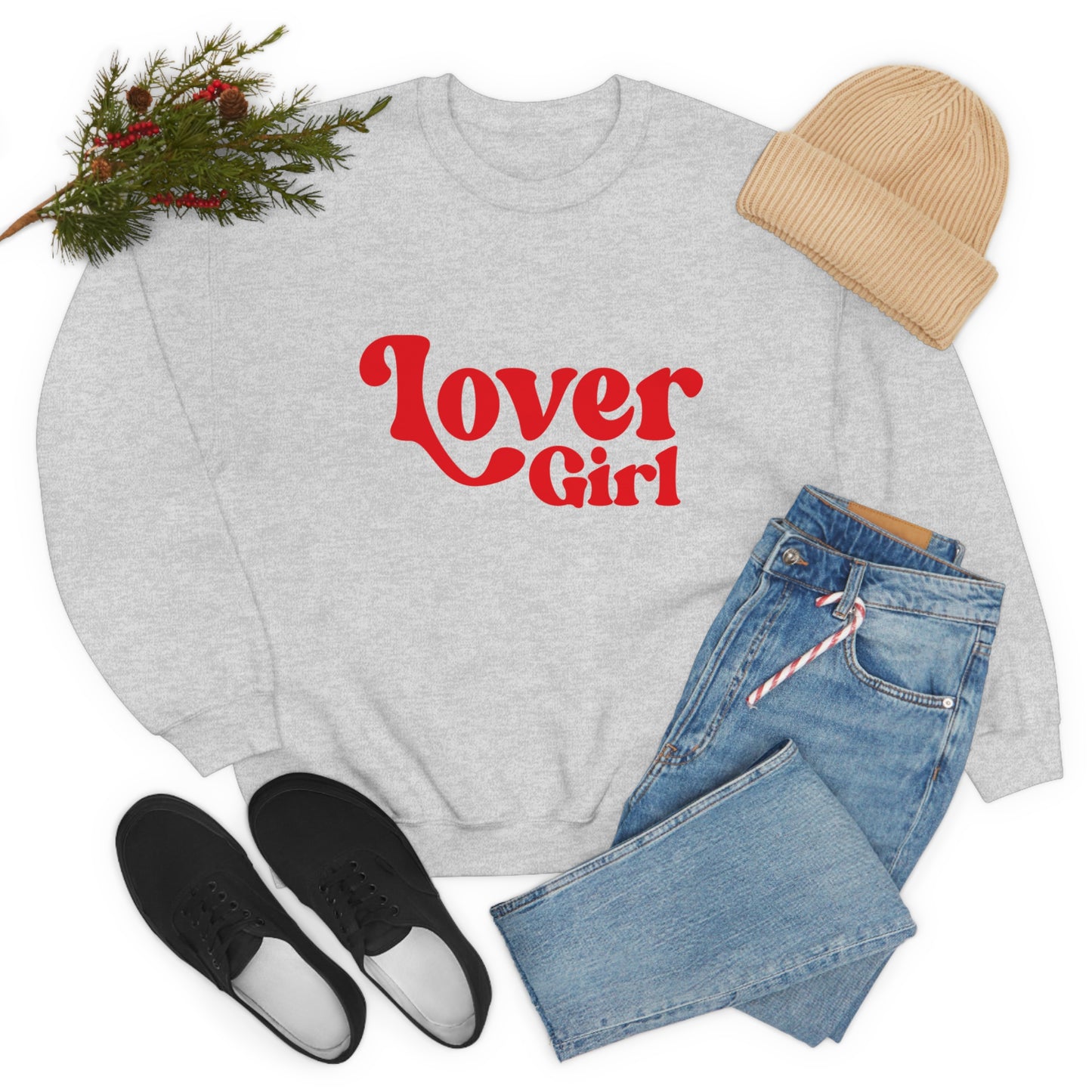 Lover Girl Valentines Day Unisex Heavy Blend Crewneck Sweatshirt