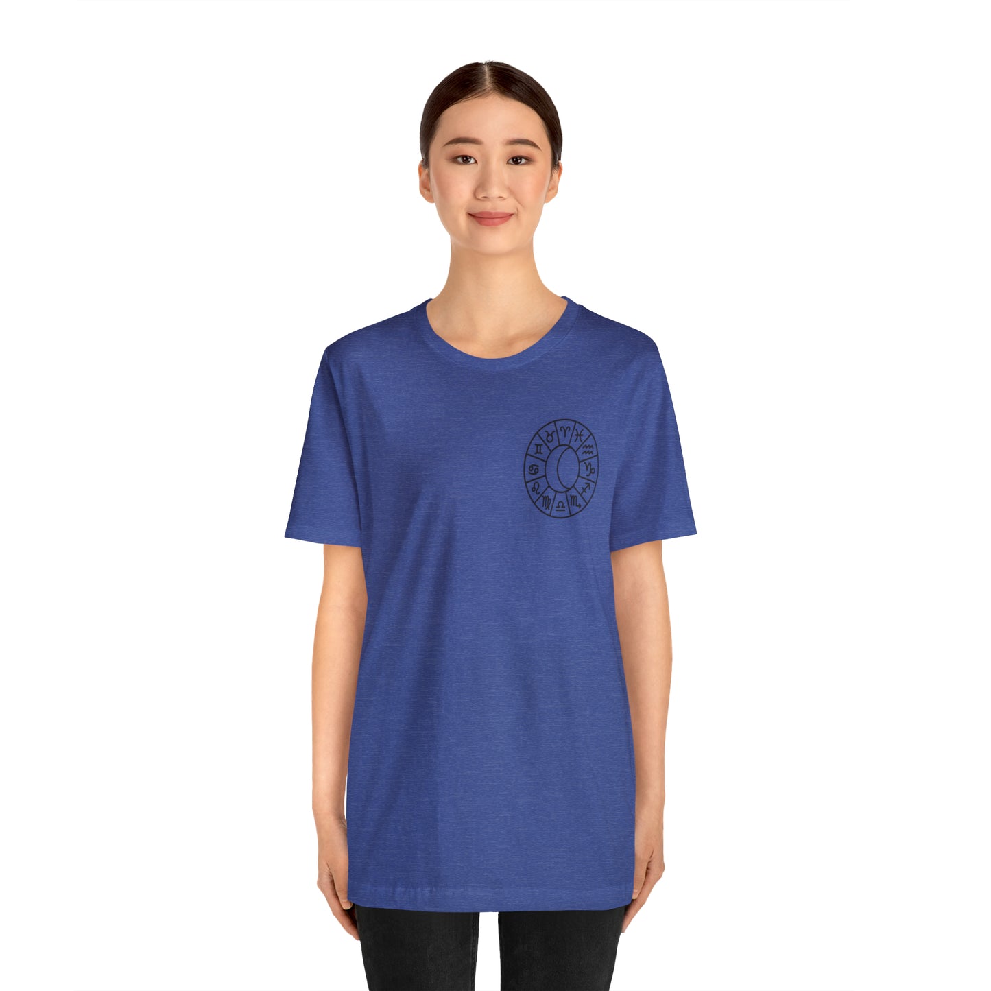 Zodiac Gemini - Astrology Unisex Jersey Short Sleeve Tee Front/Back Print