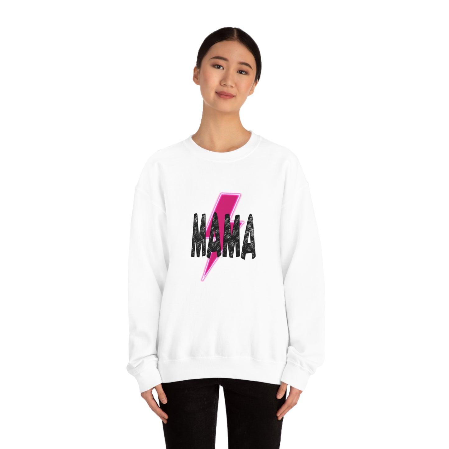 Mama Mommy & Me Matching Set Unisex DryBlend® Crewneck Sweatshirt