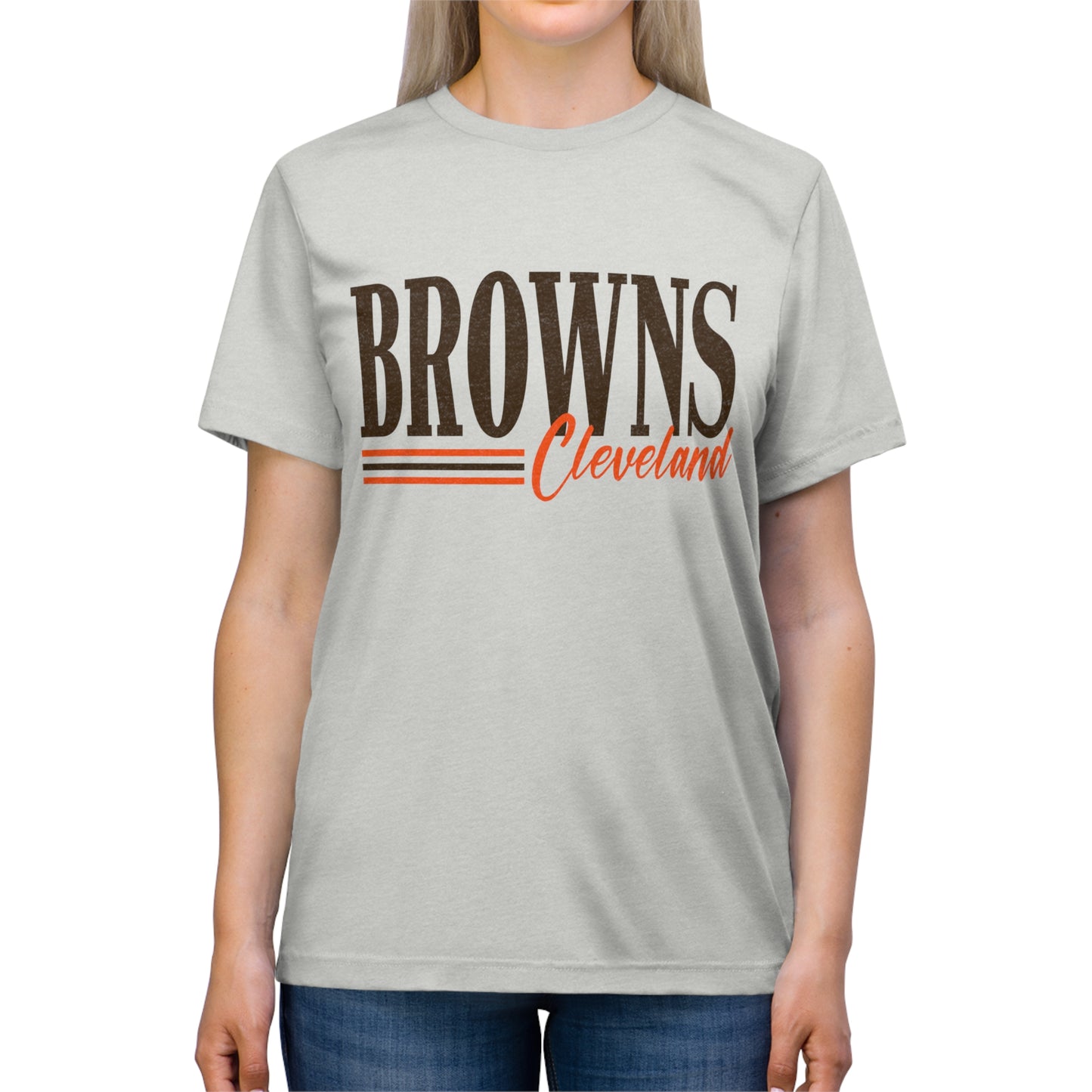 Cleveland Football Unisex Triblend Tee