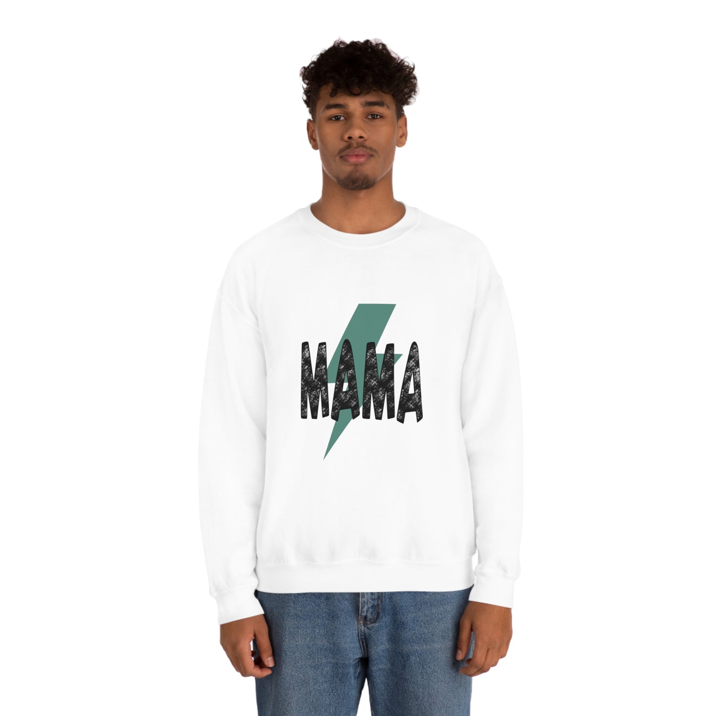 Mama Mommy & Me Matching Set Unisex DryBlend® Crewneck Sweatshirt