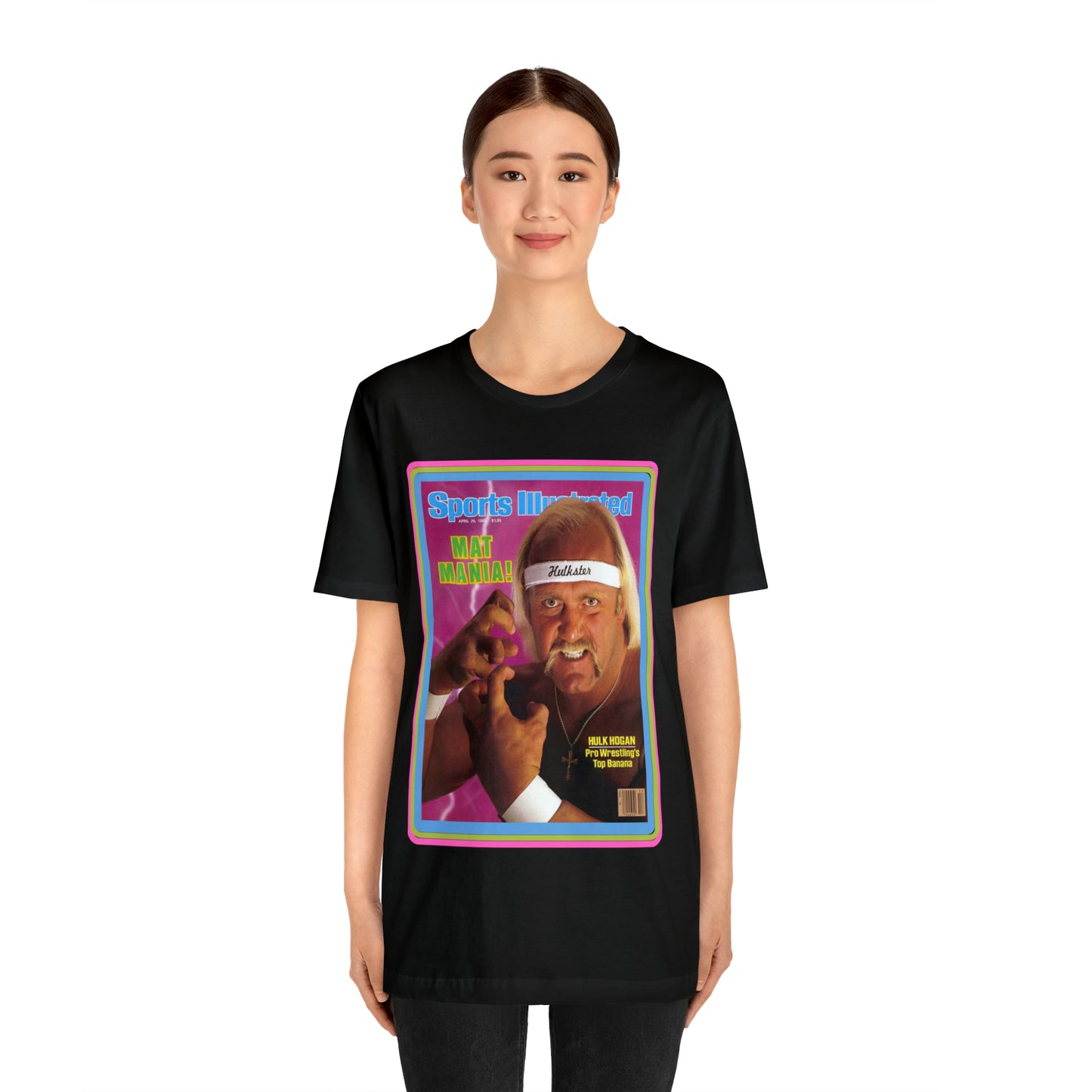 90s Throwback Hulk Hogan Sports Illustrated Magazine Unisex Jersey Short Sleeve Tee
