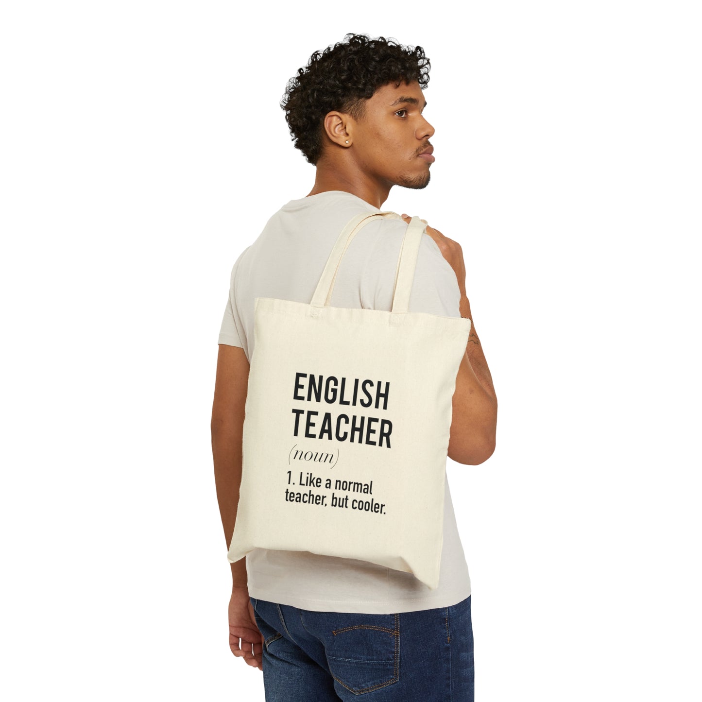 English Teacher Canvas Tote Bag