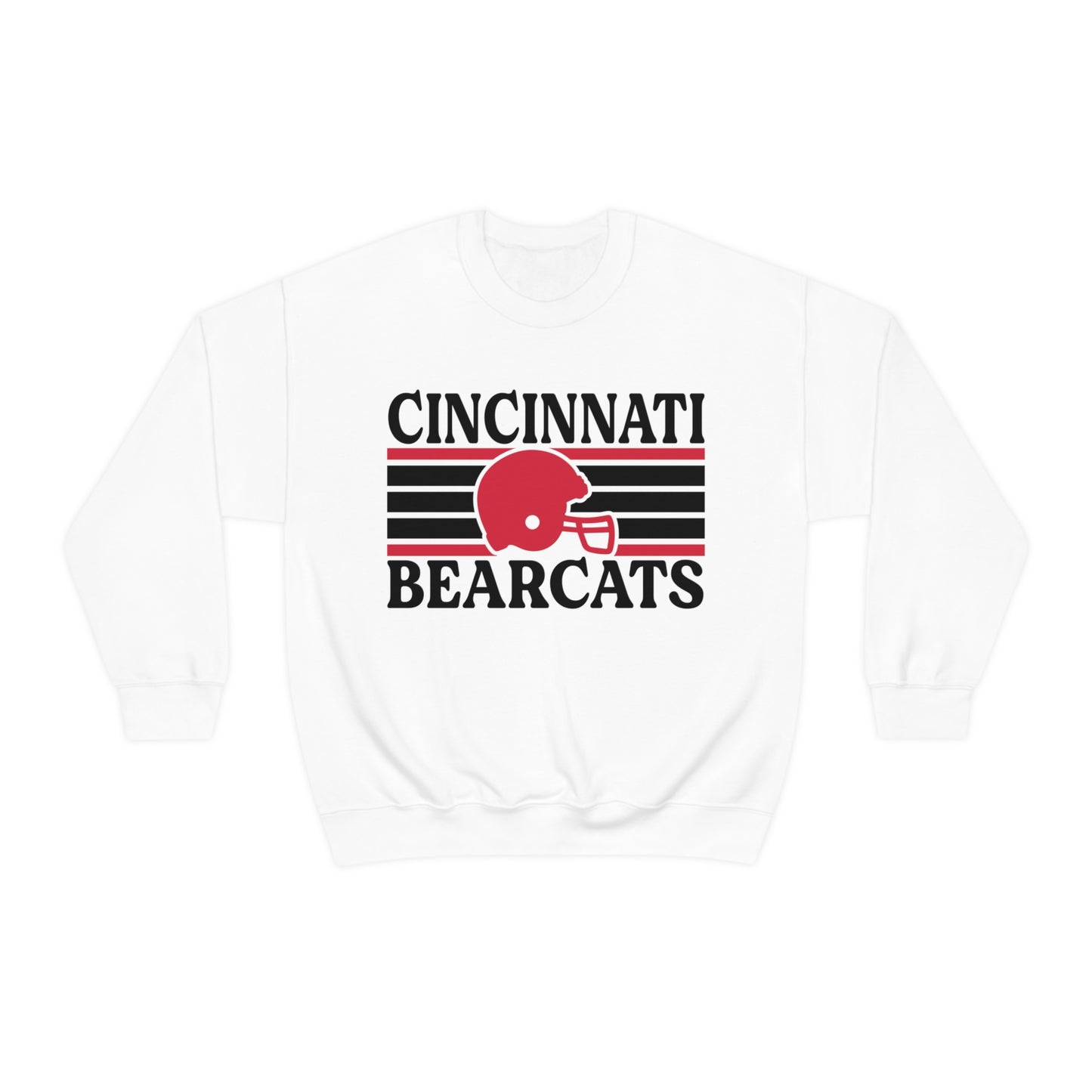 Retro Style Bearcats Football Unisex Heavy Blend Crewneck Sweatshirt