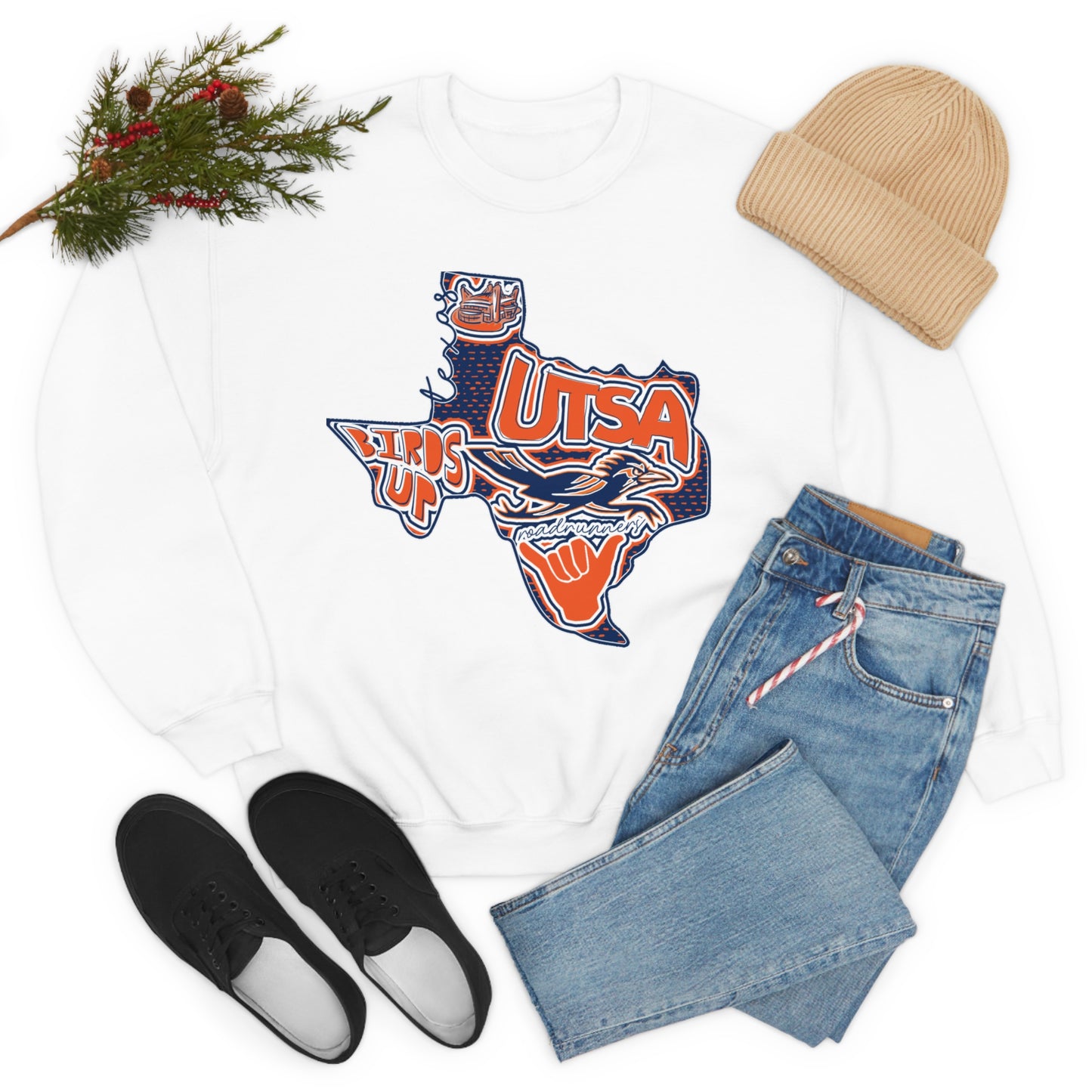 UTSA Football Unisex Heavy Blend Crewneck Sweatshirt