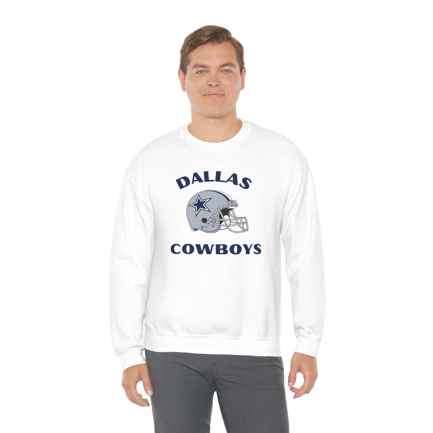 Dallas Cowboys Football Unisex Heavy Blend Crewneck Sweatshirt