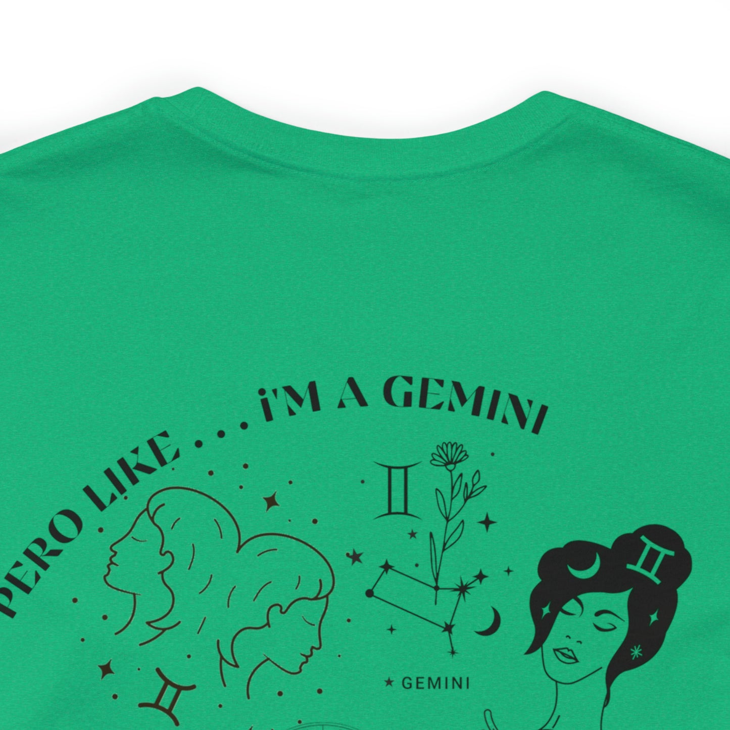 Zodiac Gemini - Astrology Unisex Jersey Short Sleeve Tee Front/Back Print