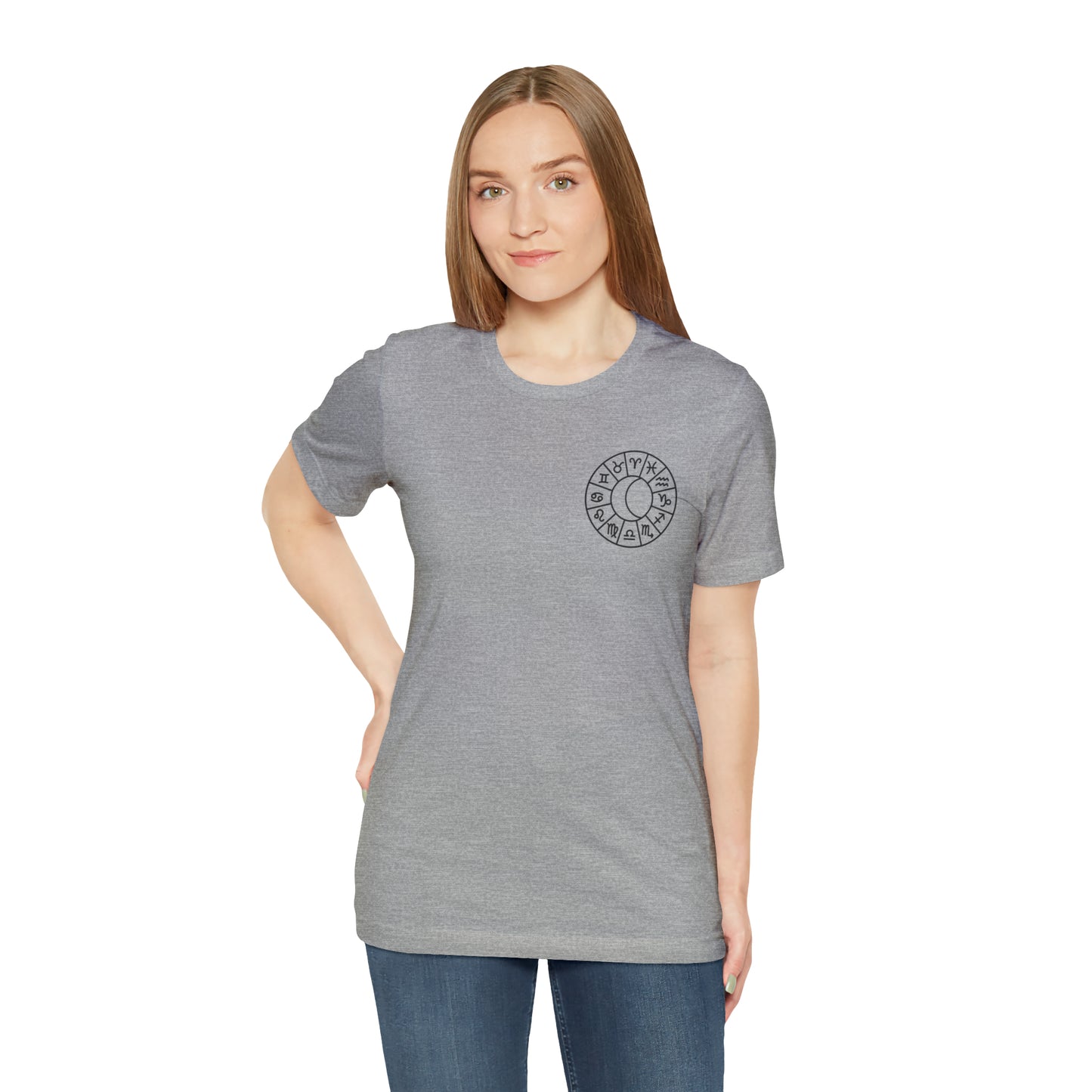 Zodiac Sagittarius - Astrology Unisex Jersey Short Sleeve Tee Front/Back Print