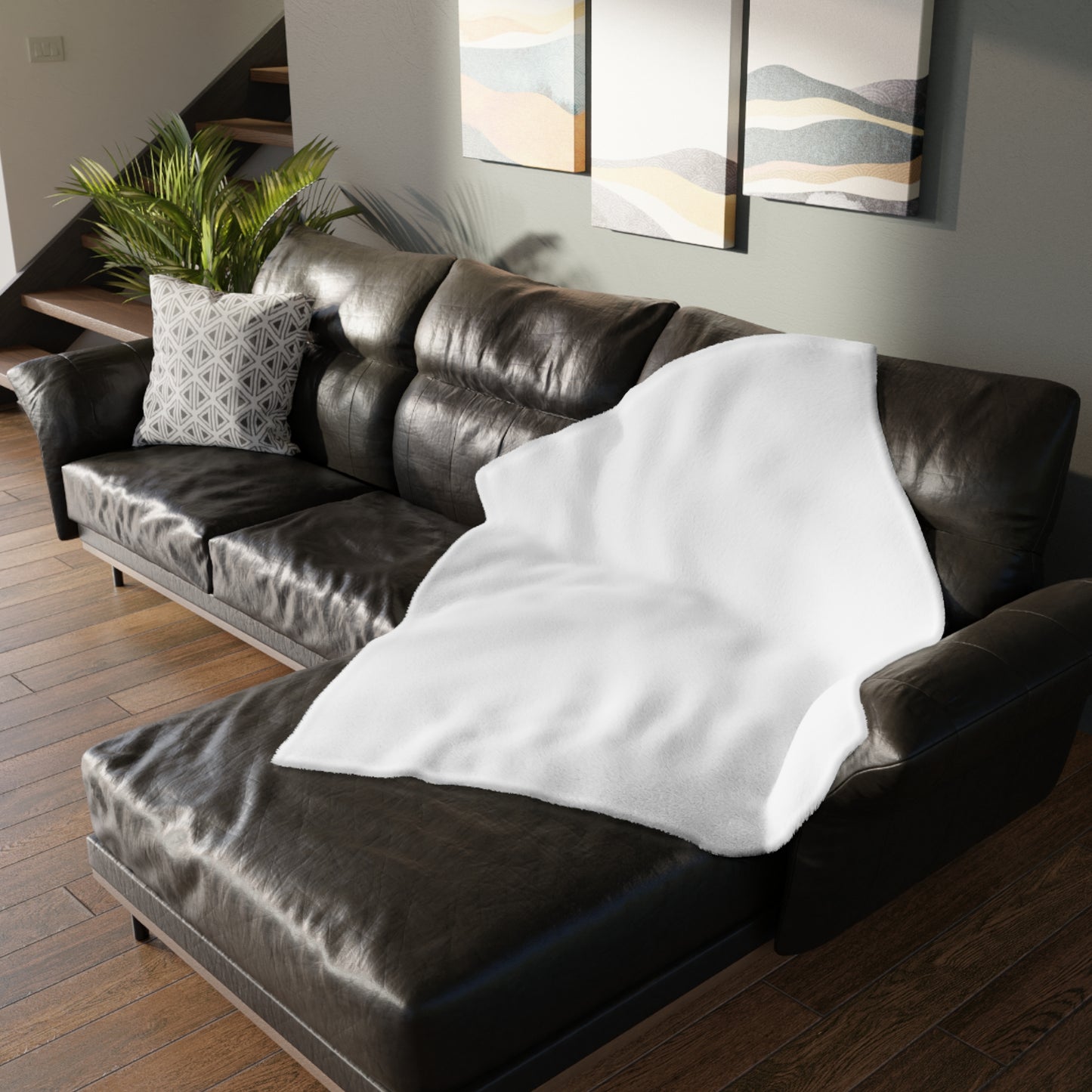 Houston Football Velveteen Minky Throw Blanket