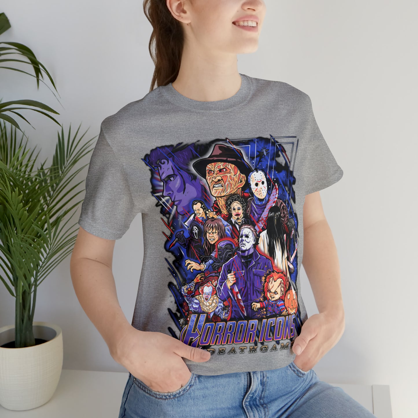 Horror Icons DeathGame | Unisex Jersey Short Sleeve Tee