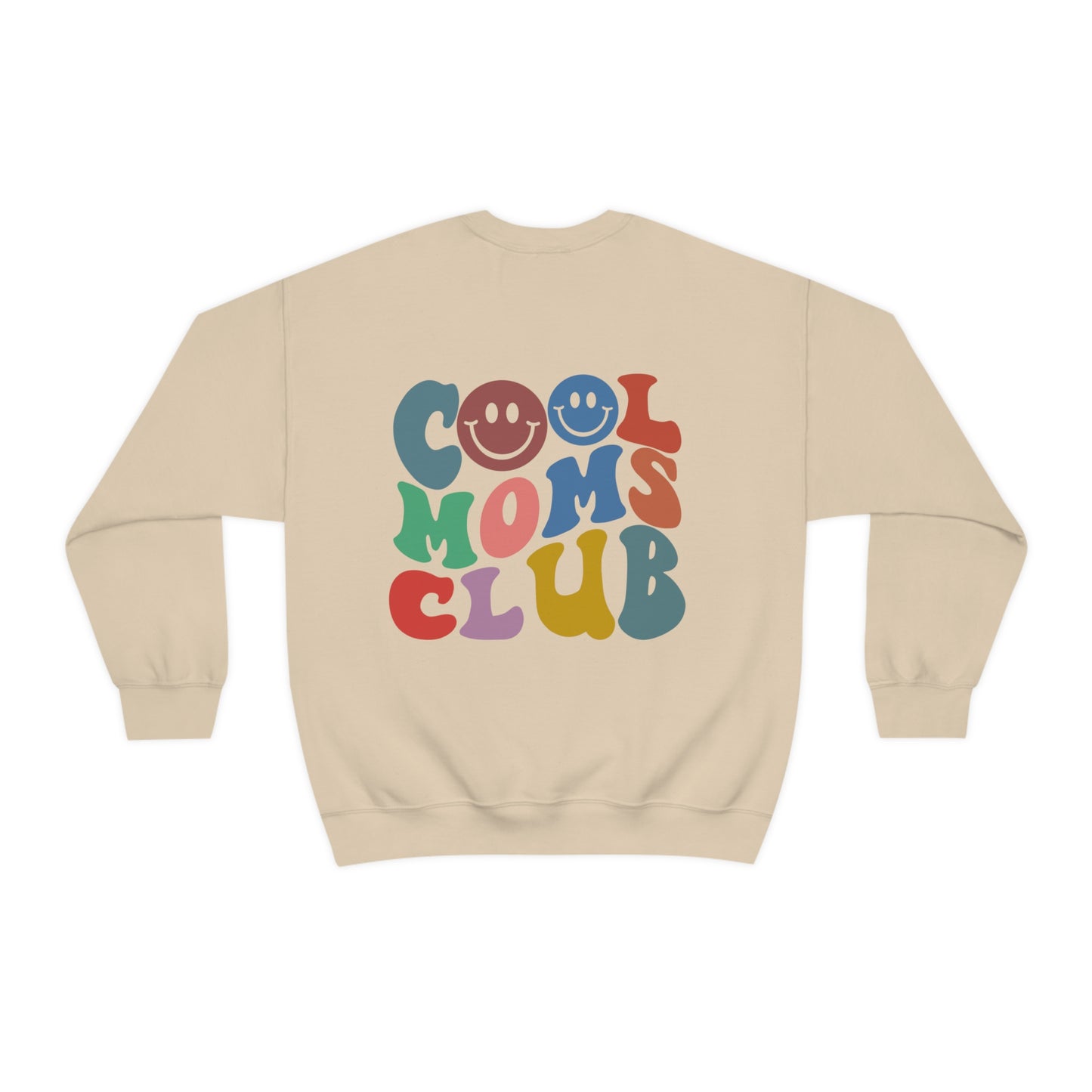 Cool Moms Club Unisex DryBlend® Crewneck Sweatshirt Front/Back Print