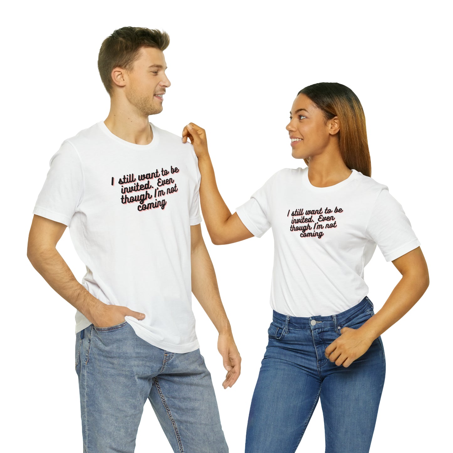 Invite Me | Unisex Jersey Short Sleeve Tee
