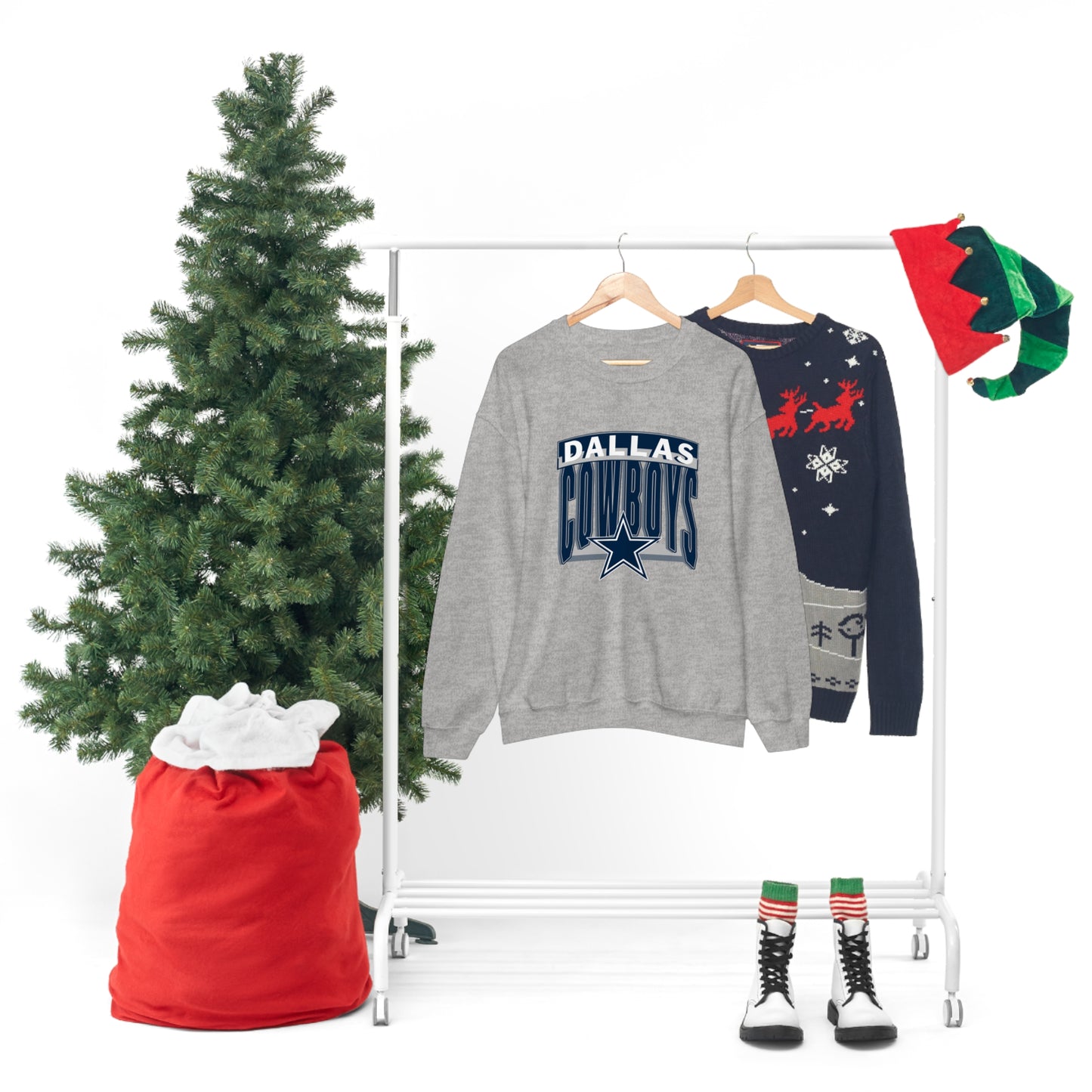 Dallas Cowboys Football Unisex Heavy Blend Crewneck Sweatshirt