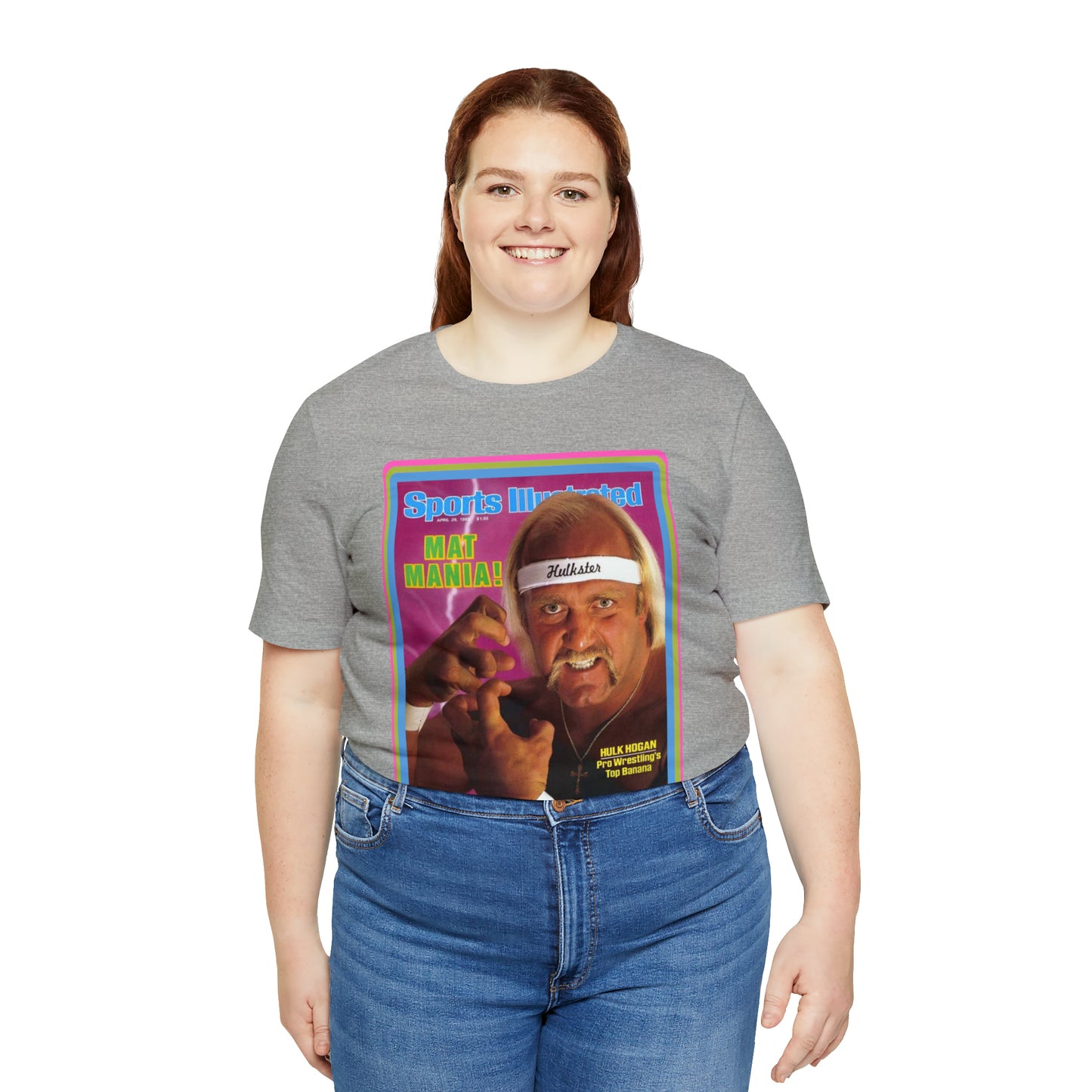 90s Throwback Hulk Hogan Sports Illustrated Magazine Unisex Jersey Short Sleeve Tee