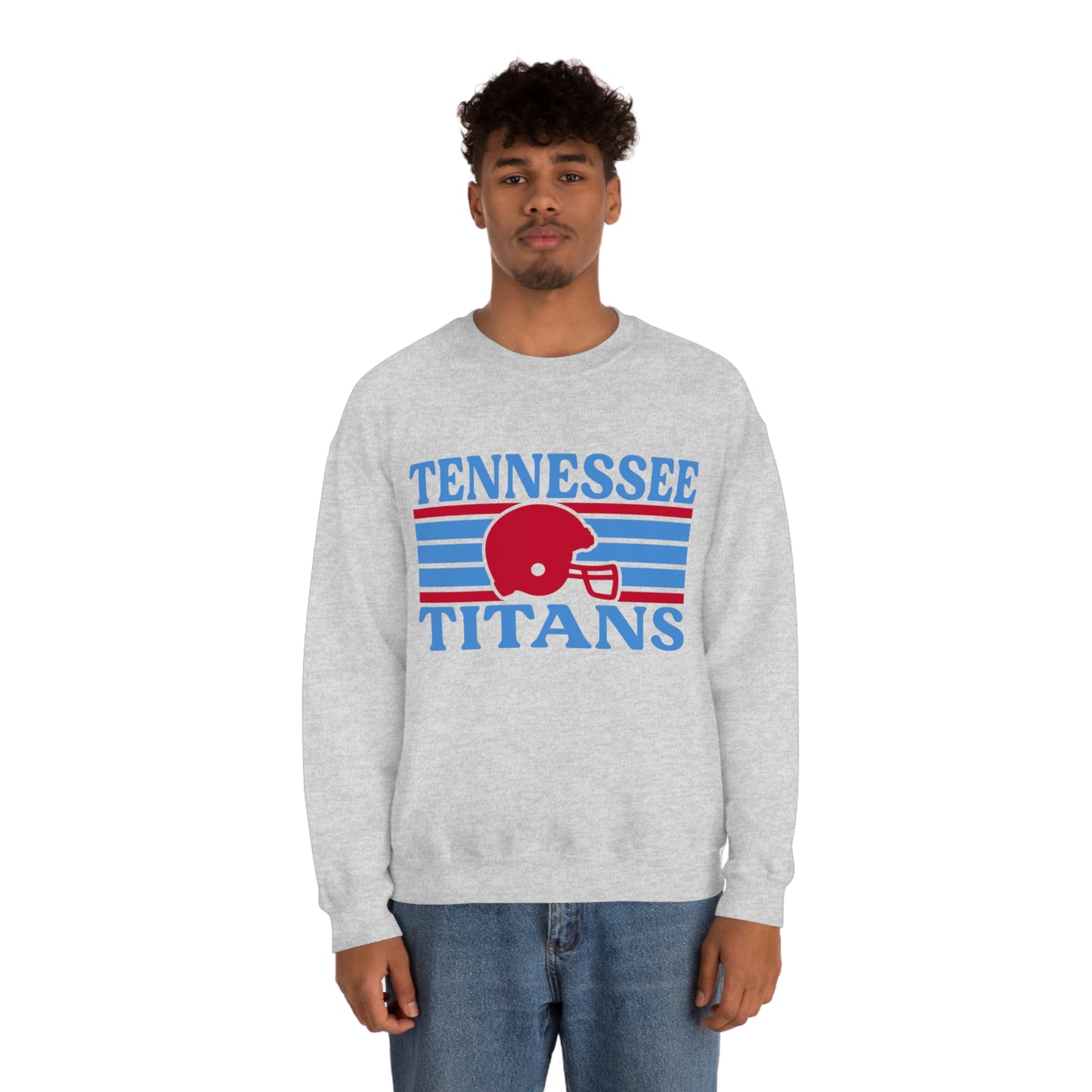 Retro Style Tennessee Football Unisex Heavy Blend Crewneck Sweatshirt